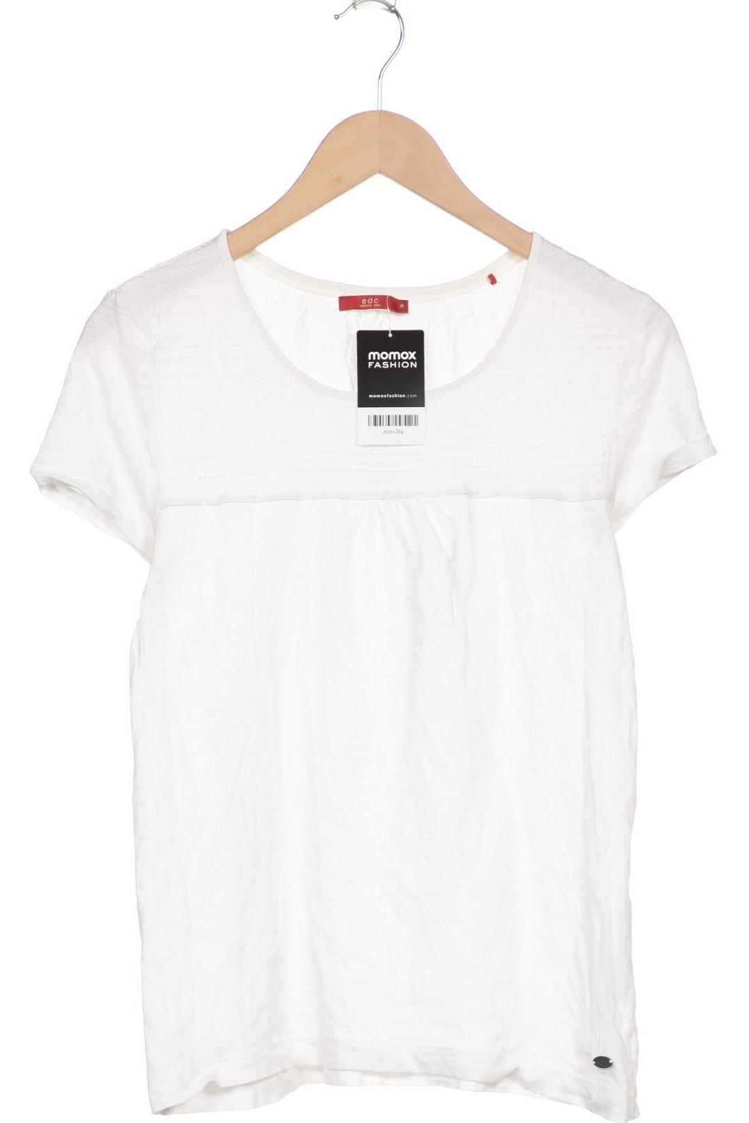 

edc by Esprit Damen T-Shirt, weiß
