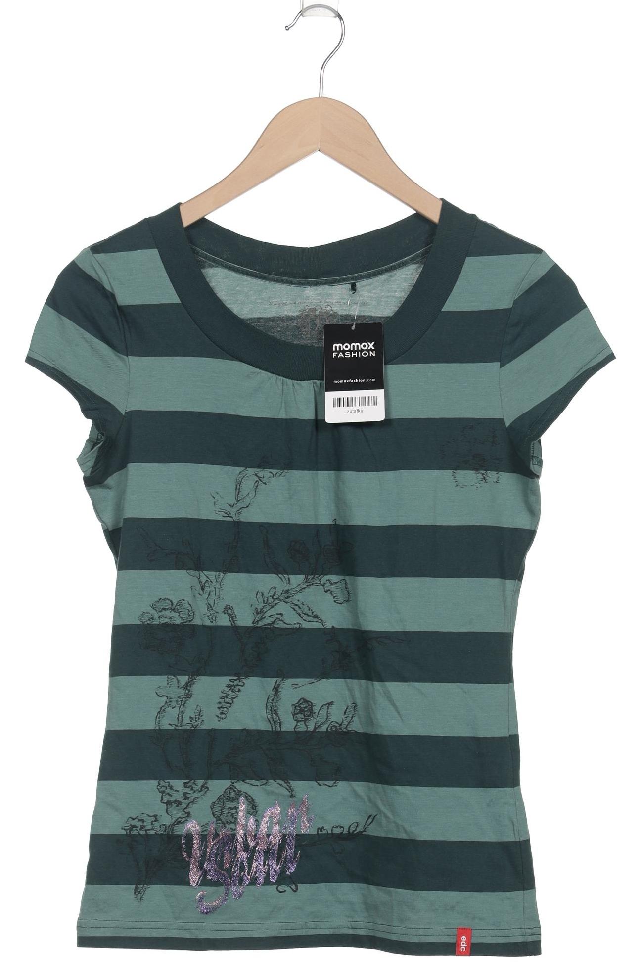 

edc by Esprit Damen T-Shirt, grün, Gr. 36
