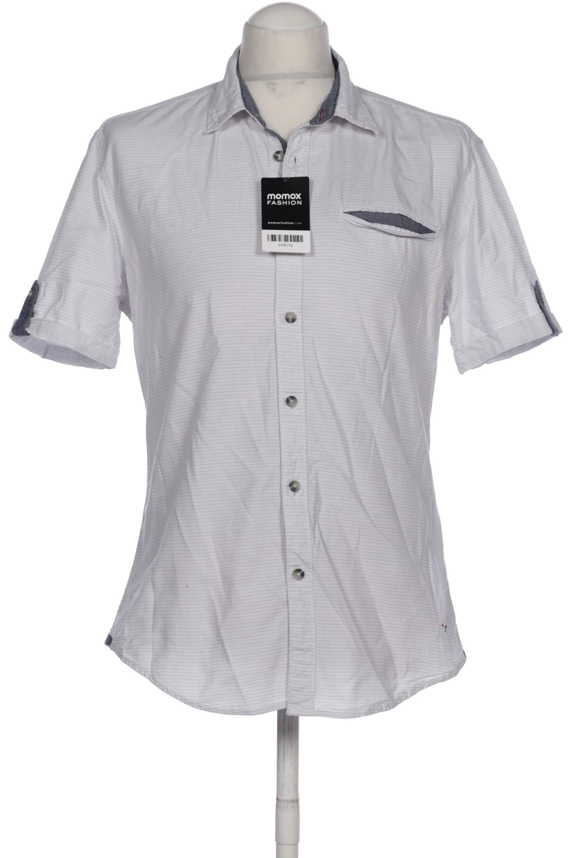 

edc by Esprit Herren Hemd, grau, Gr. 48