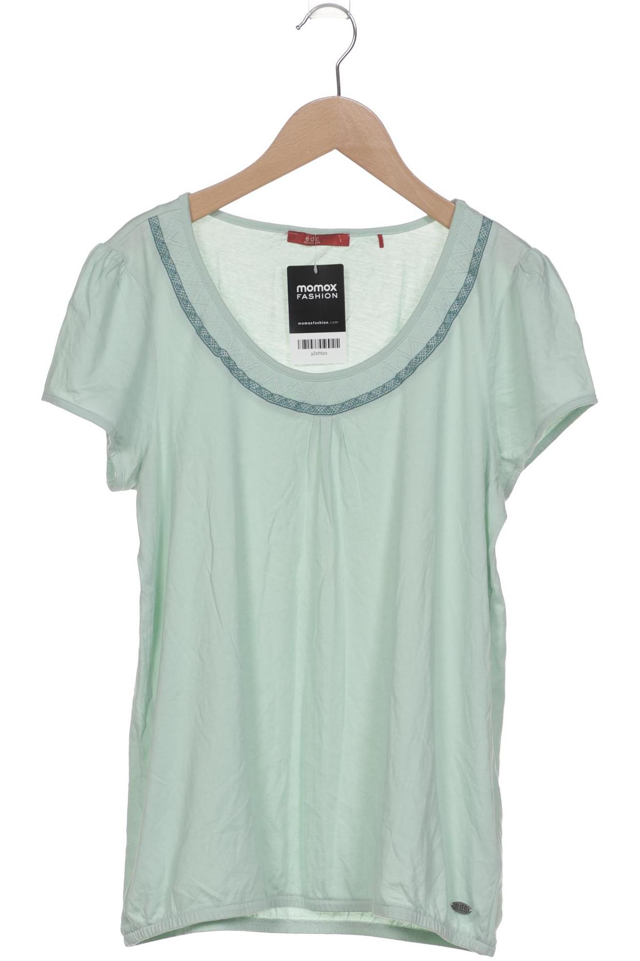 

edc by Esprit Damen T-Shirt, hellgrün, Gr. 42