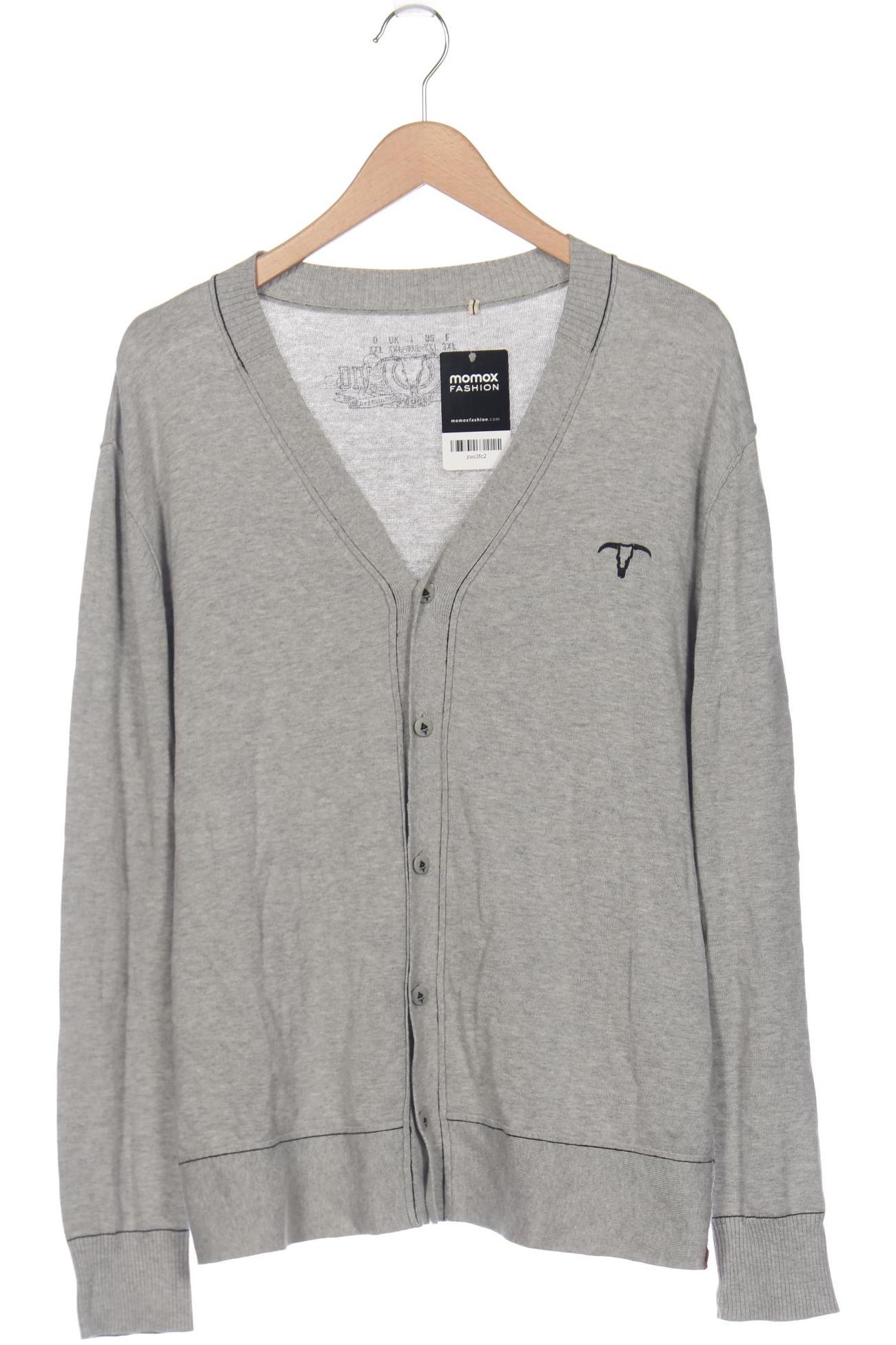 

edc by Esprit Herren Strickjacke, grau, Gr. 56