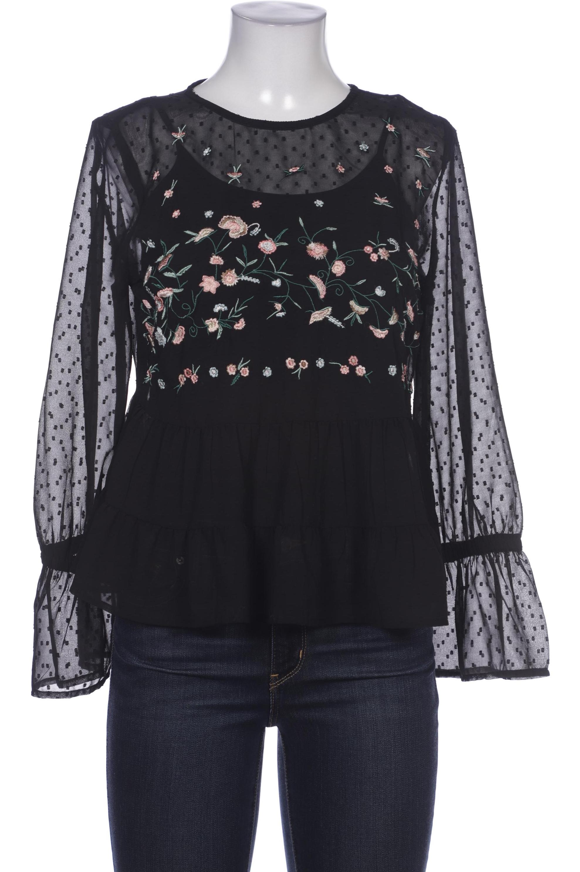 

edc by Esprit Damen Bluse, schwarz, Gr. 38