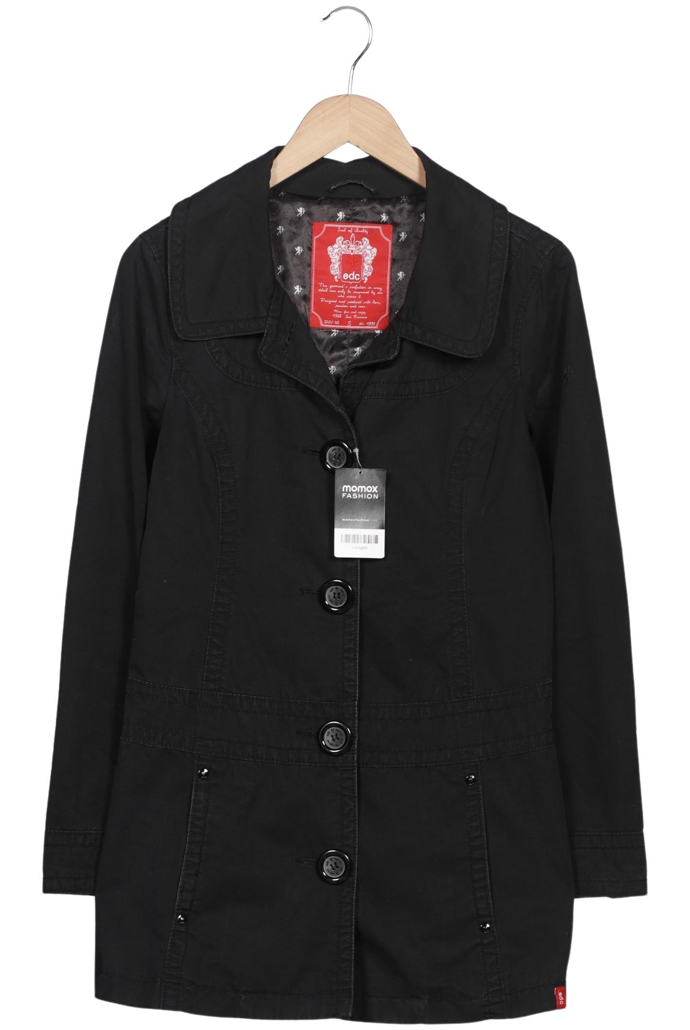 

edc by Esprit Damen Mantel, schwarz, Gr. 36