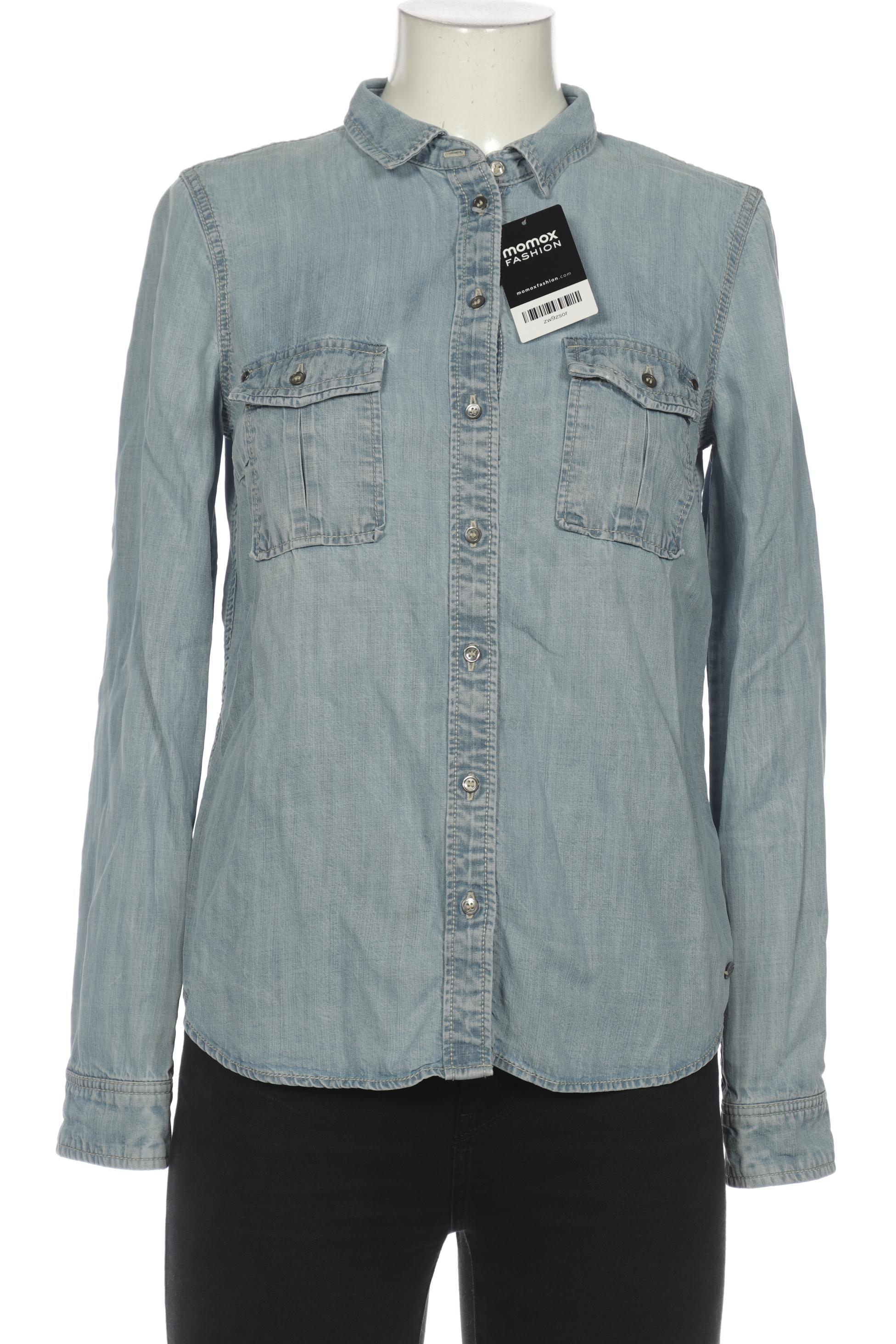 

edc by Esprit Damen Bluse, hellblau, Gr. 38