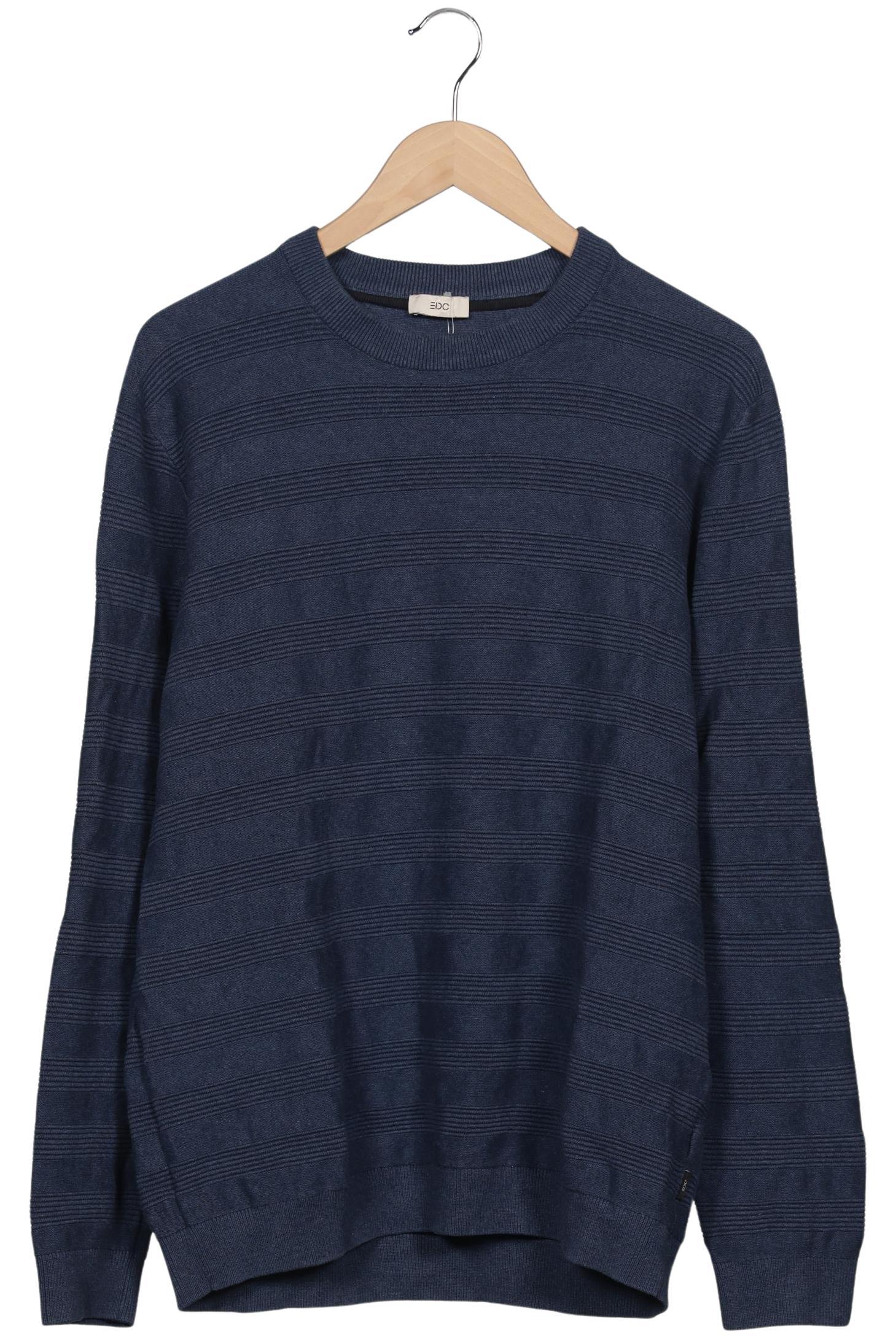 

edc by Esprit Herren Pullover, marineblau, Gr. 56