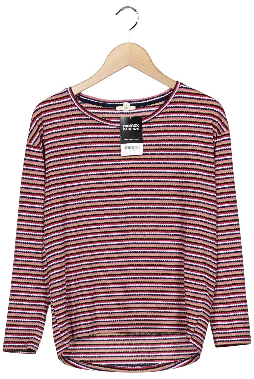 

edc by Esprit Damen Langarmshirt, mehrfarbig, Gr. 34