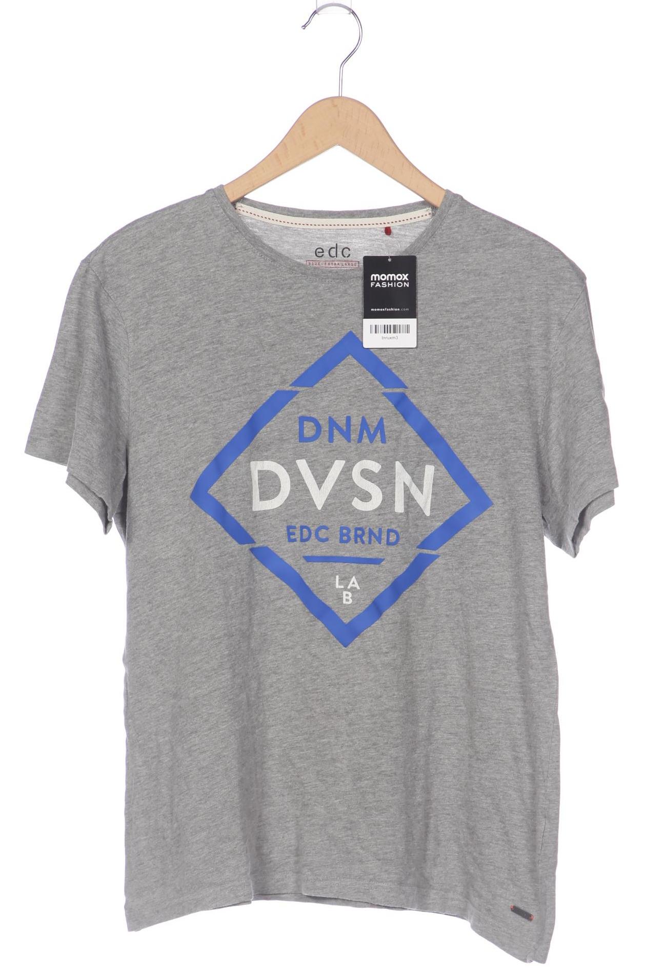 

edc by Esprit Herren T-Shirt, grau, Gr. 54