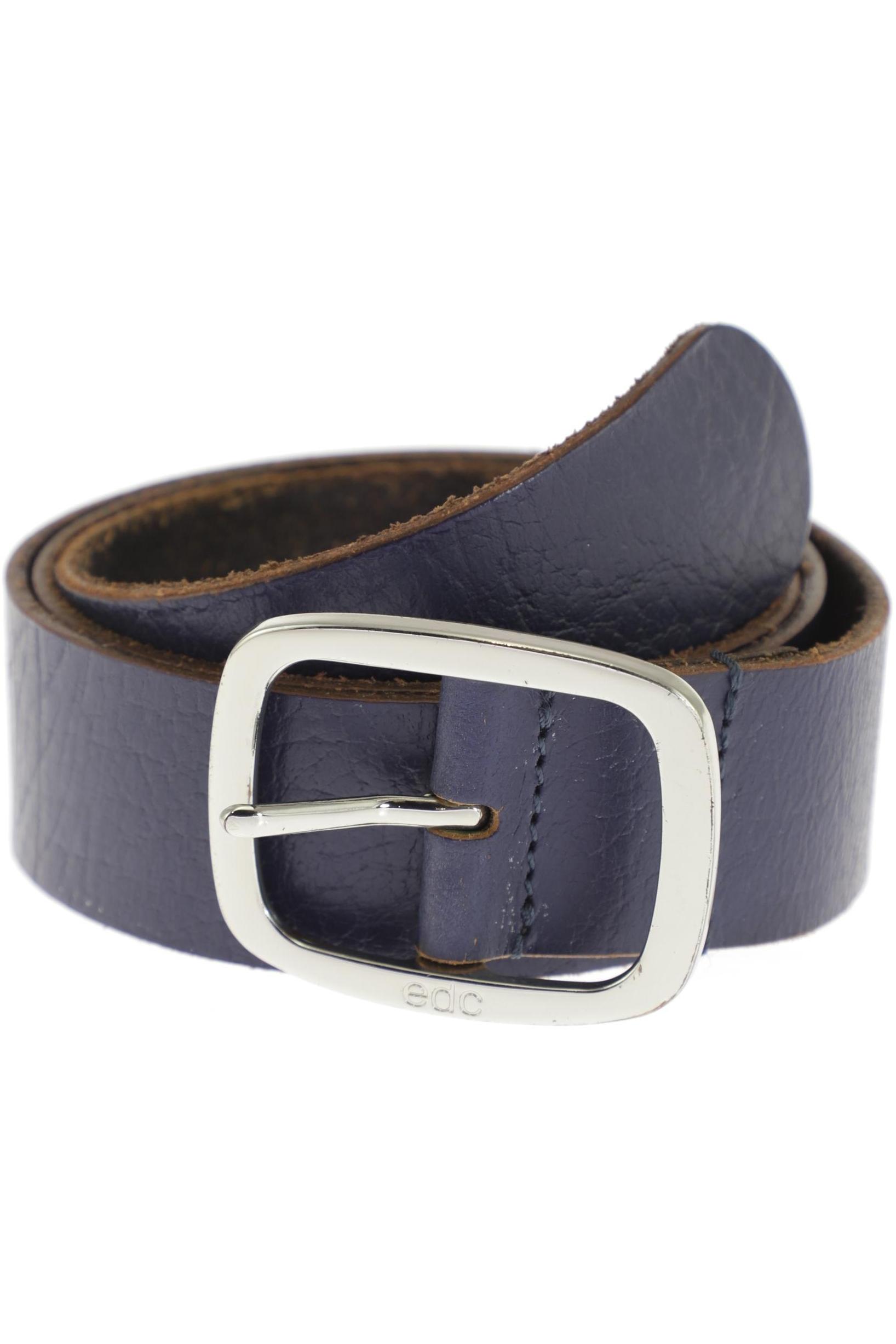 

edc by Esprit Damen Gürtel, marineblau, Gr. 90