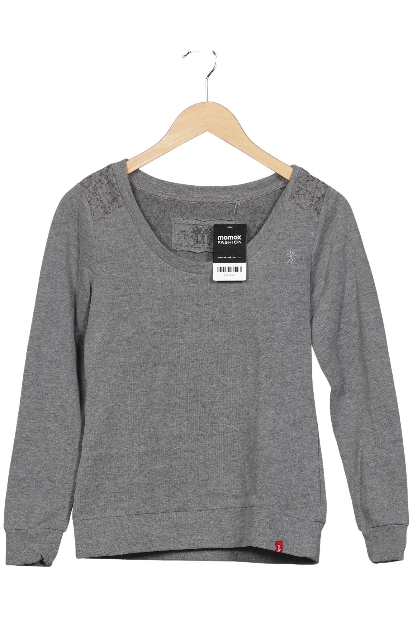

edc by Esprit Damen Sweatshirt, grau, Gr. 34