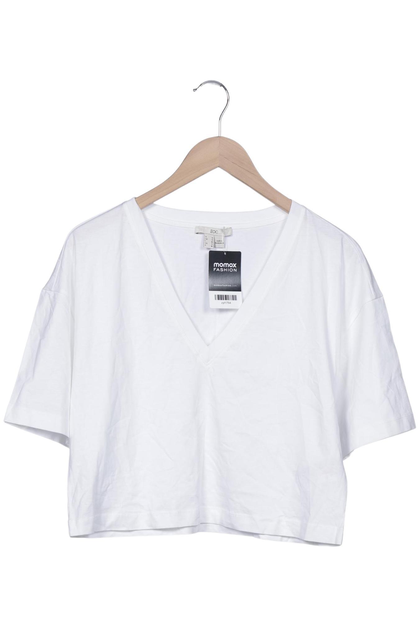 

edc by Esprit Damen T-Shirt, weiß, Gr. 36