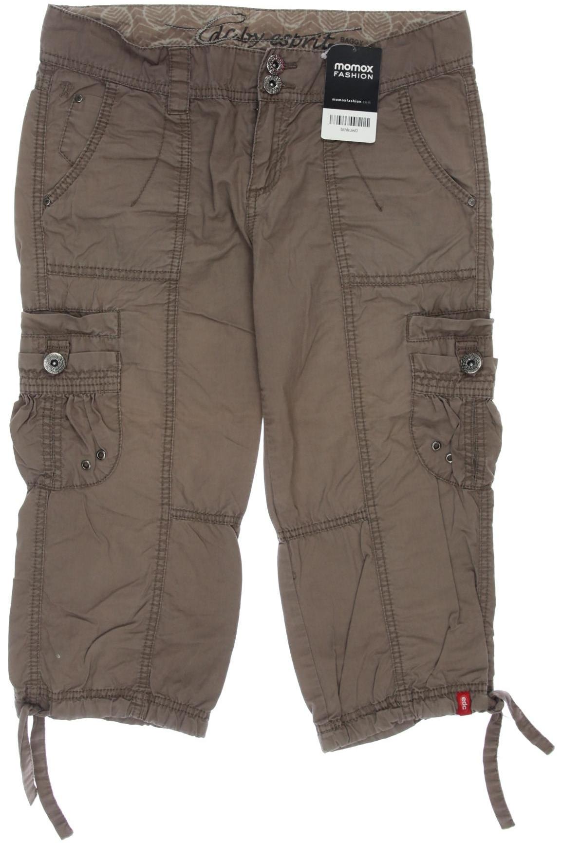 

edc by Esprit Damen Stoffhose, beige, Gr. 34