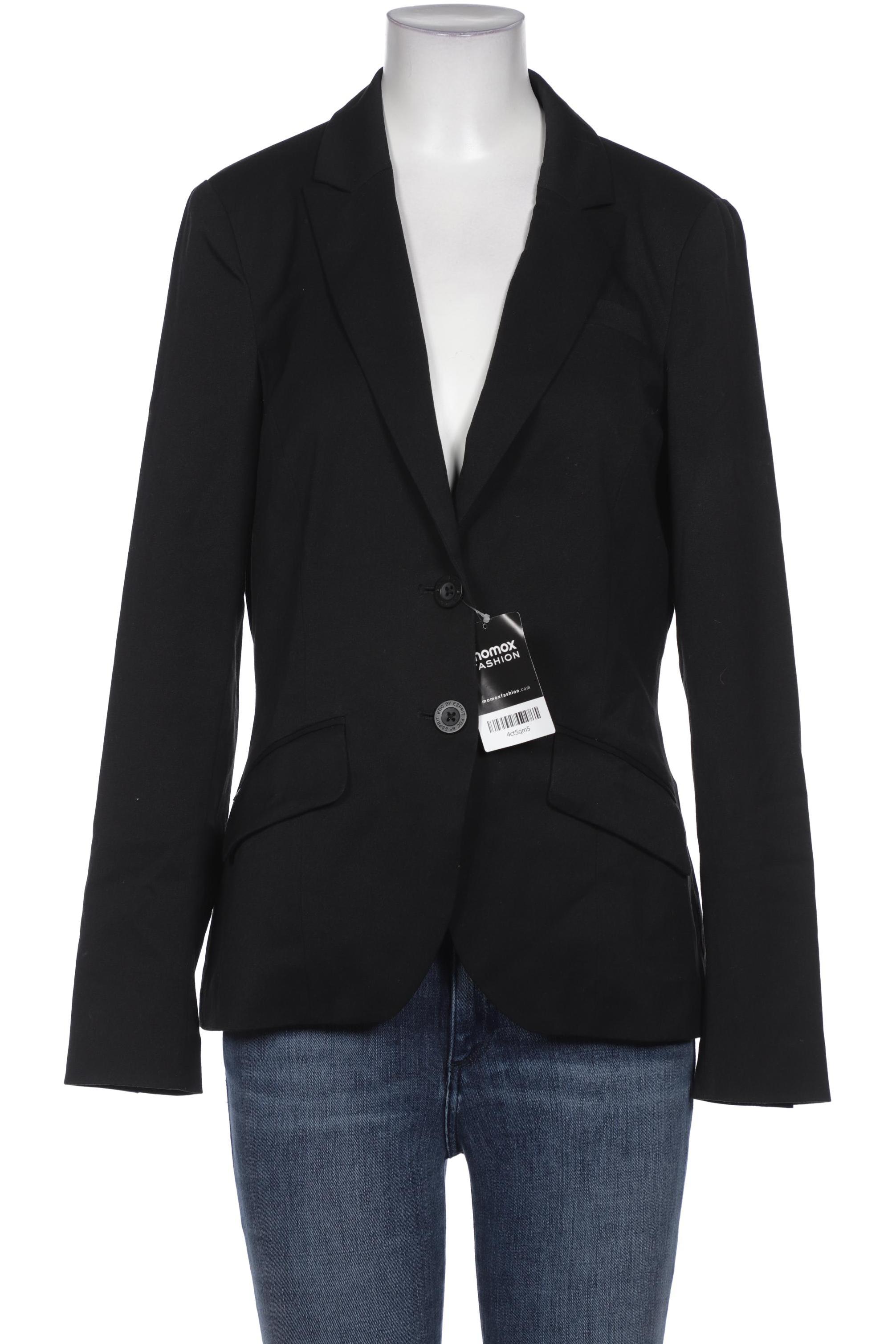 

edc Damen Blazer, schwarz, Gr. 38