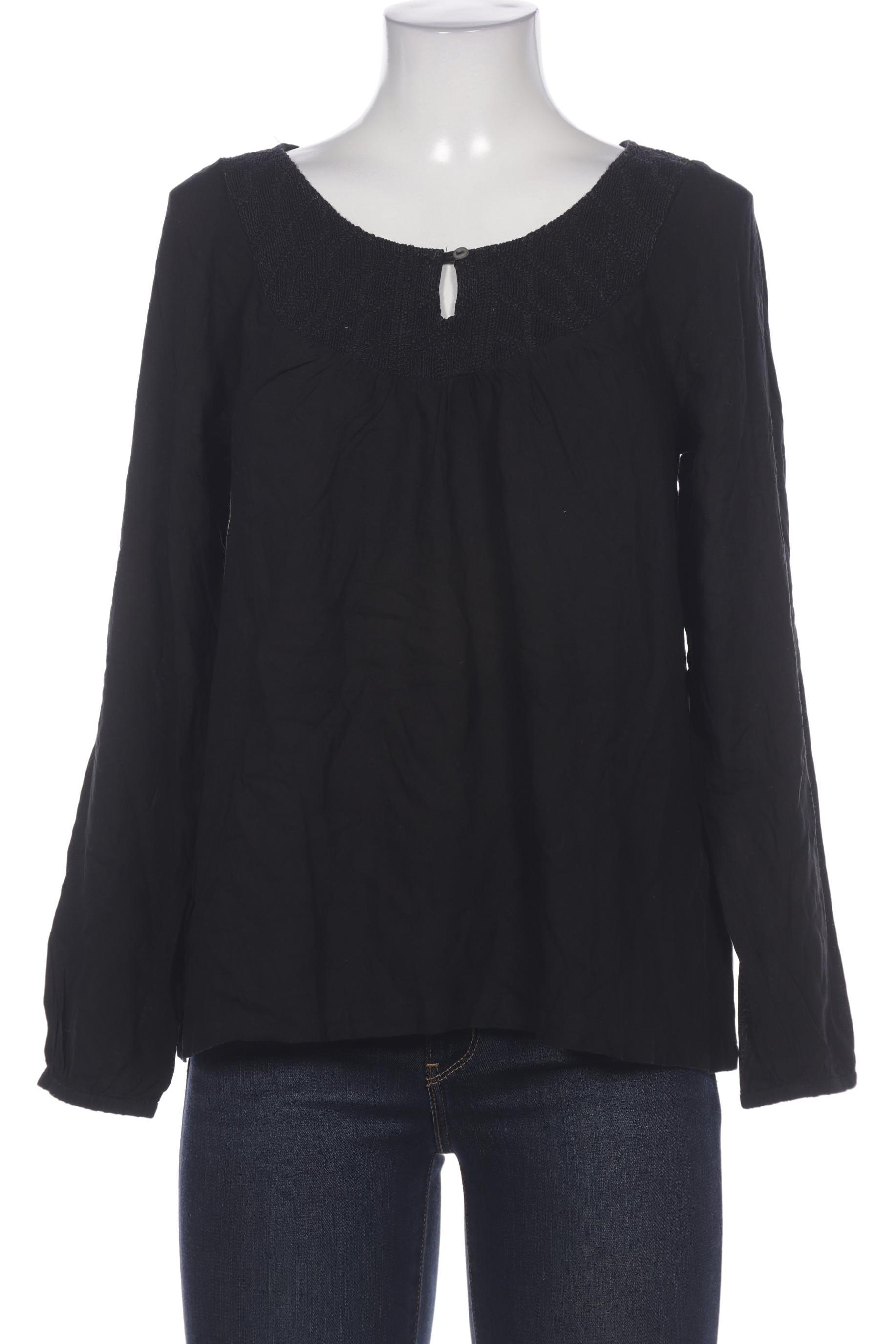 

edc Damen Bluse, schwarz, Gr. 38