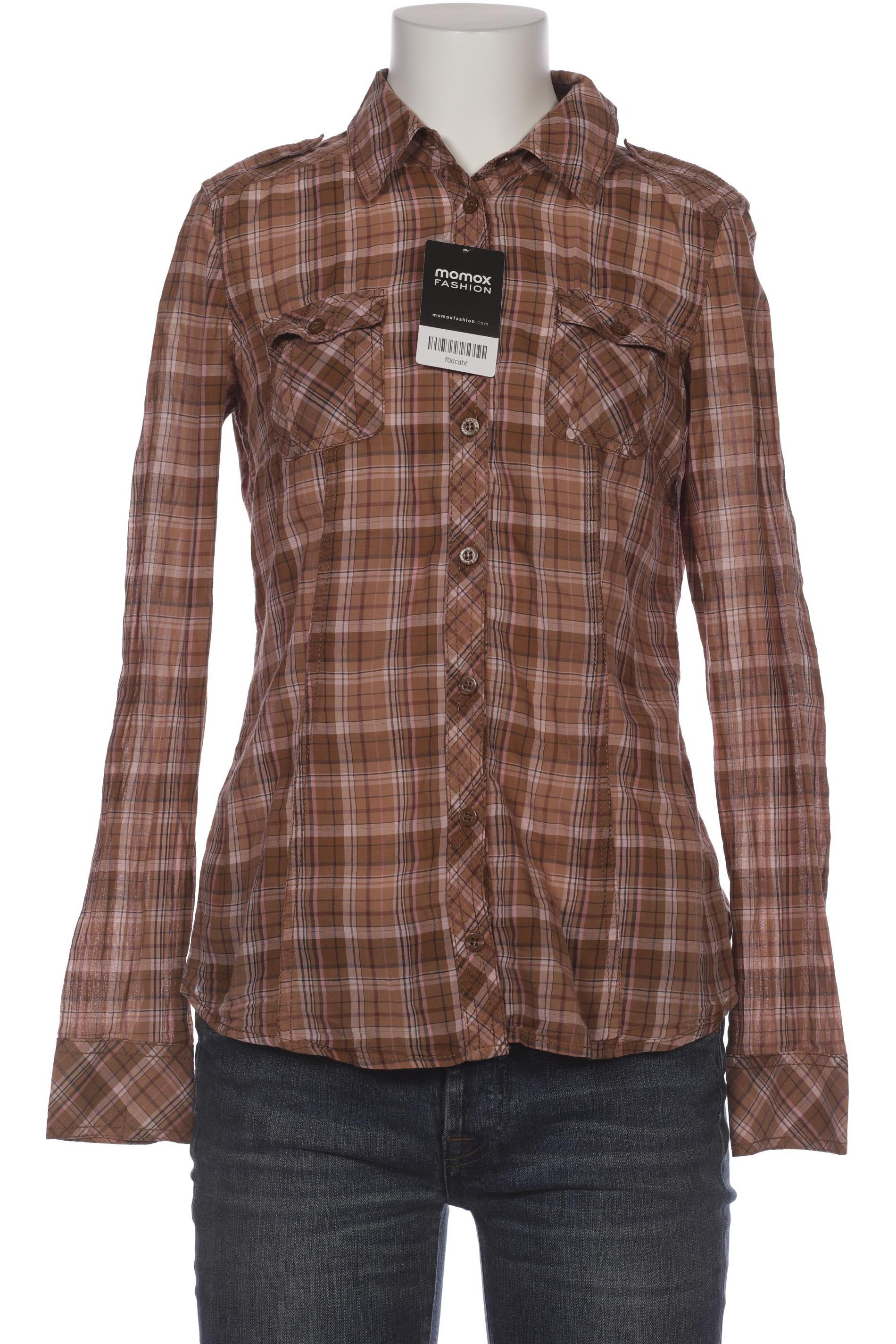 

edc Damen Bluse, braun, Gr. 38