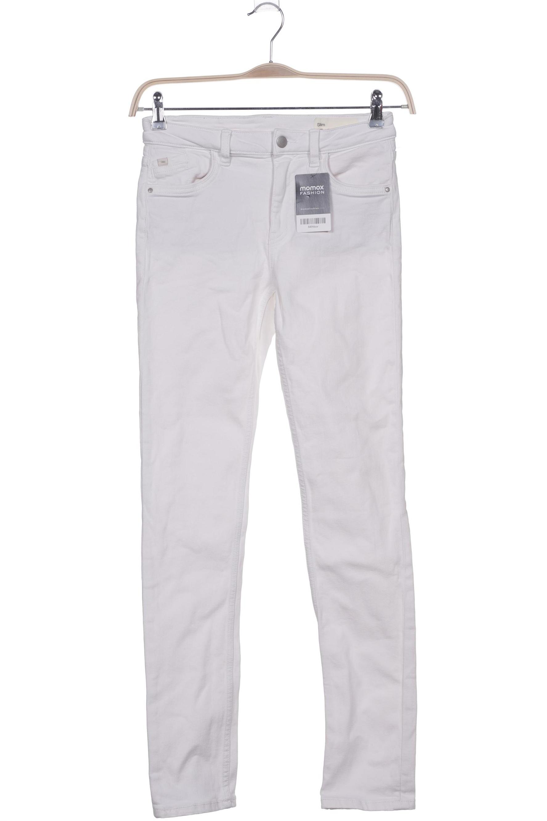 

edc Damen Jeans, weiß, Gr. 27