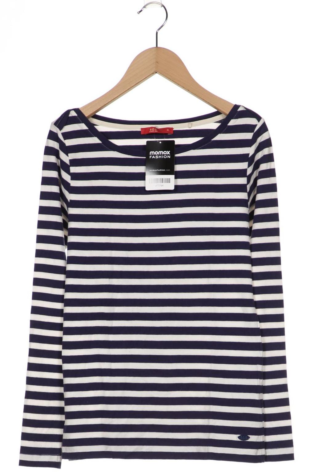 

edc Damen Langarmshirt, weiß, Gr. 38