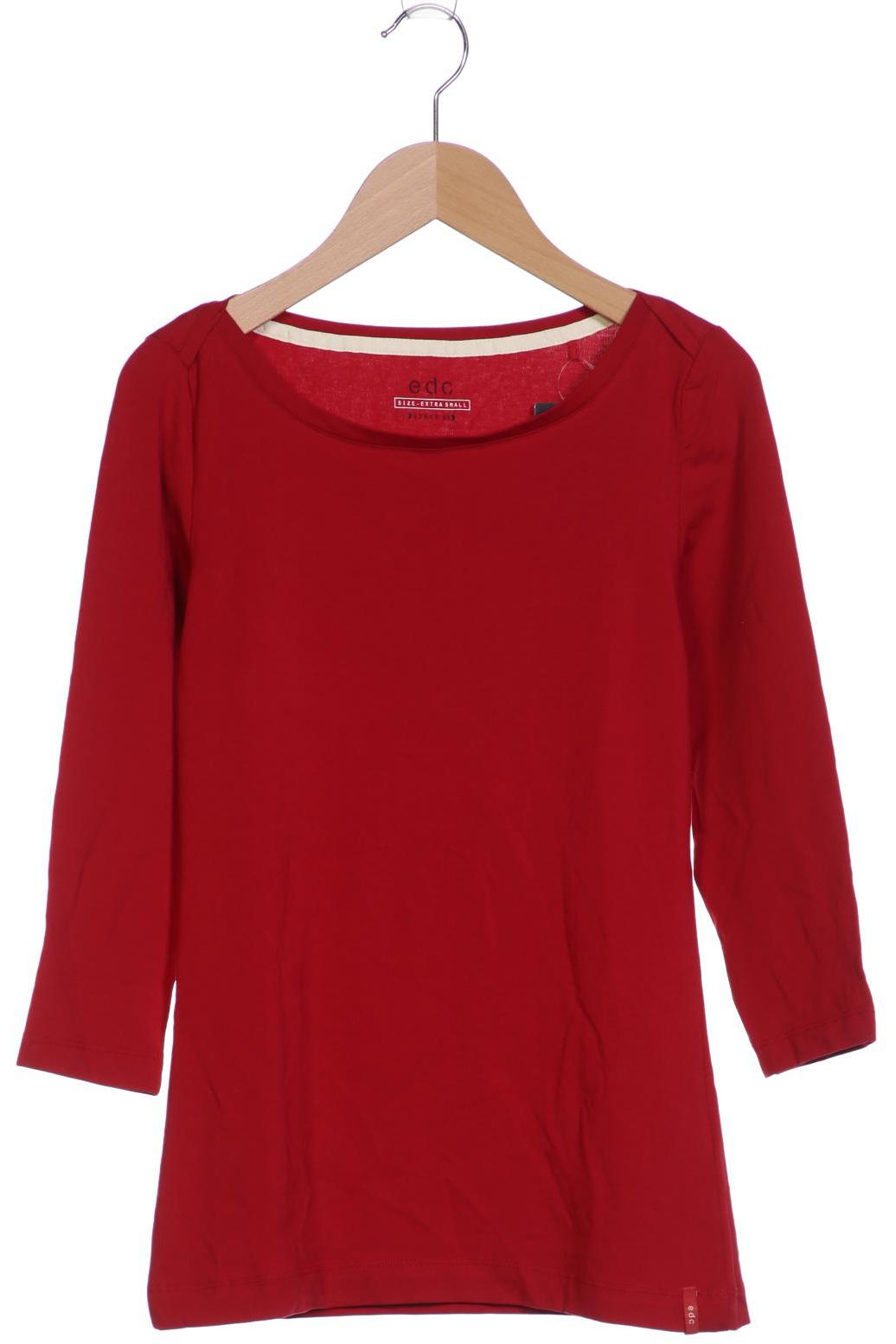 

edc Damen Langarmshirt, rot