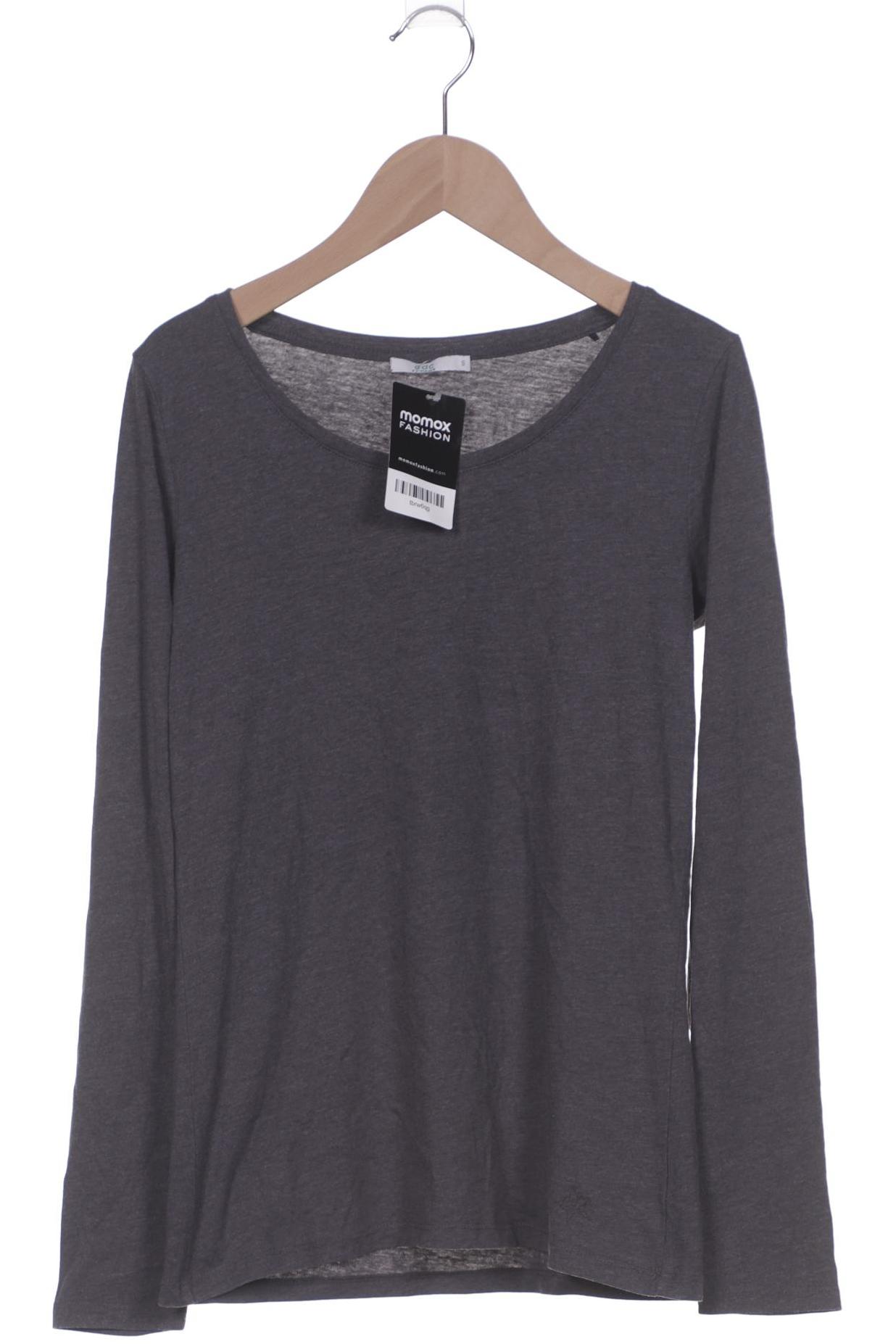 

edc Damen Langarmshirt, grau, Gr. 36