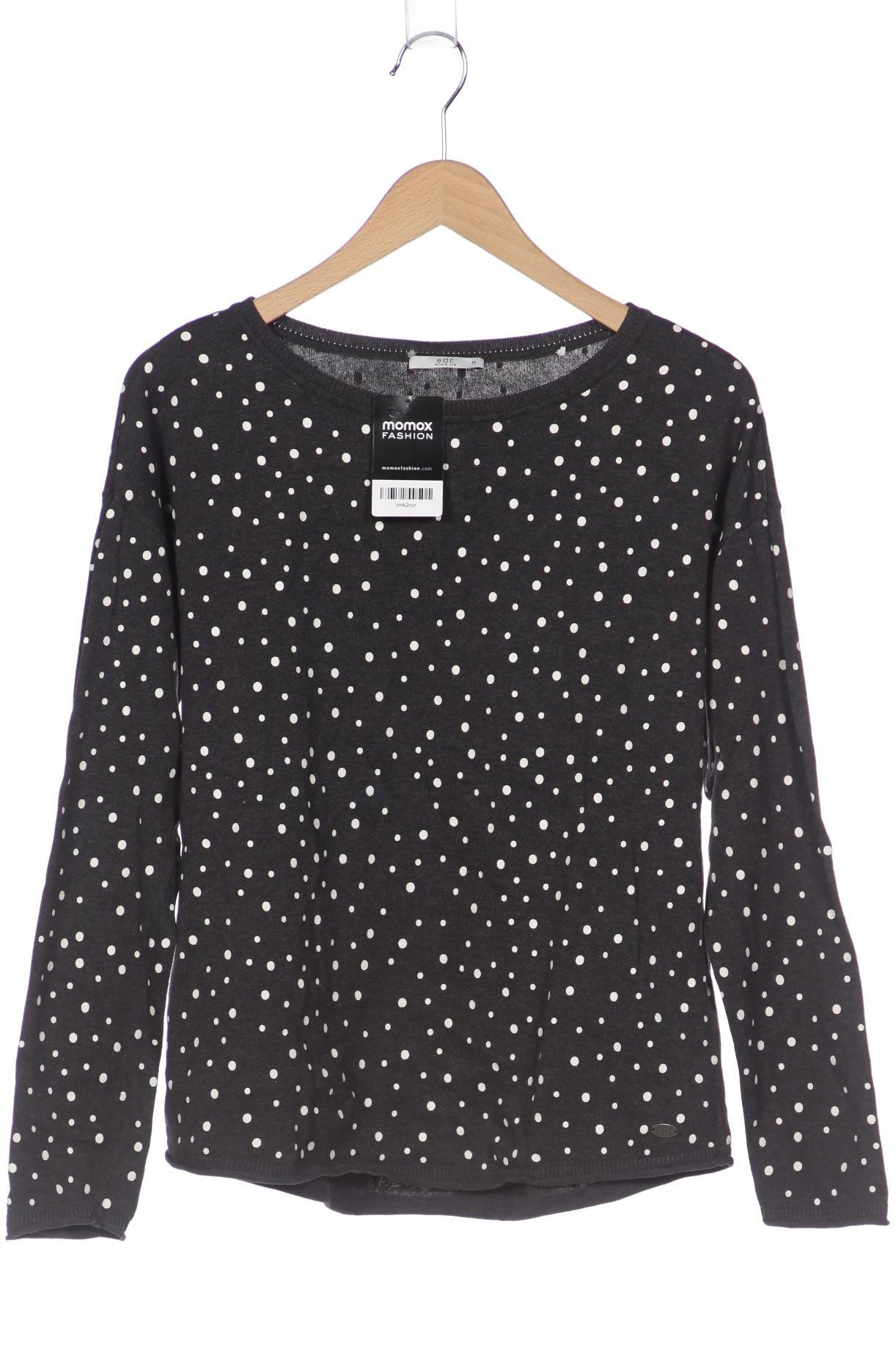 

edc Damen Pullover, grau, Gr. 38