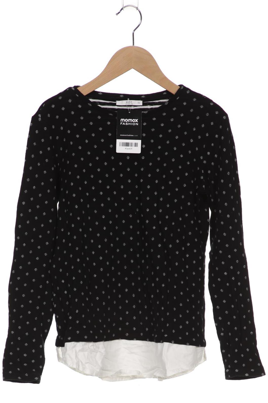 

edc Damen Pullover, schwarz, Gr. 34