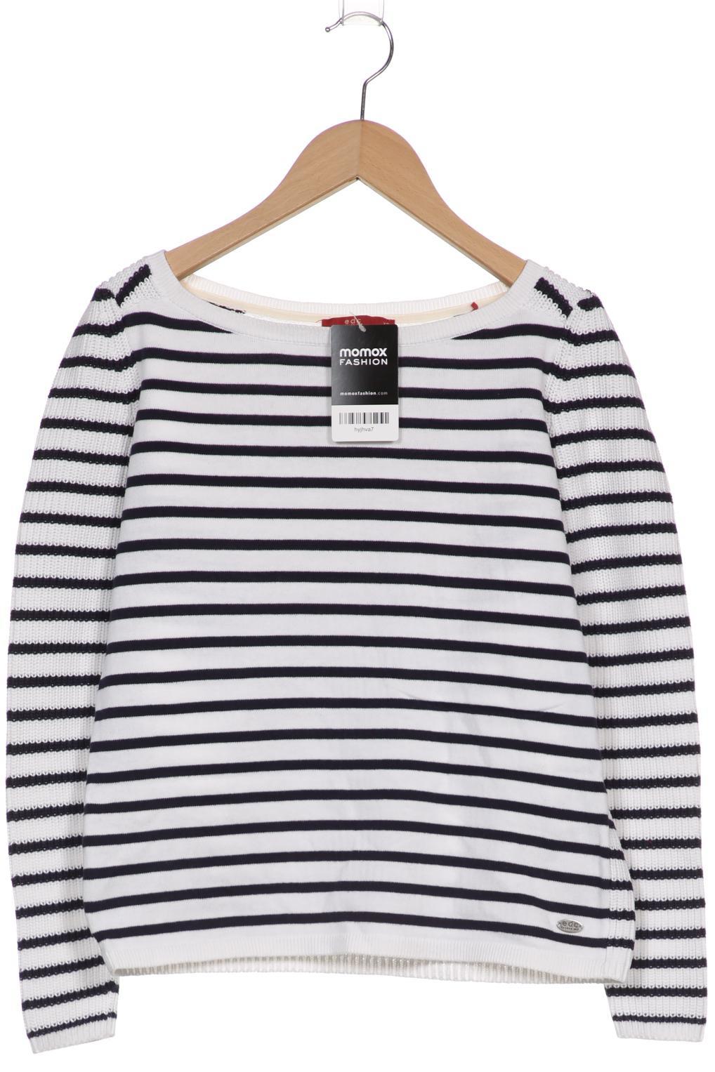 

edc Damen Pullover, weiß, Gr. 34