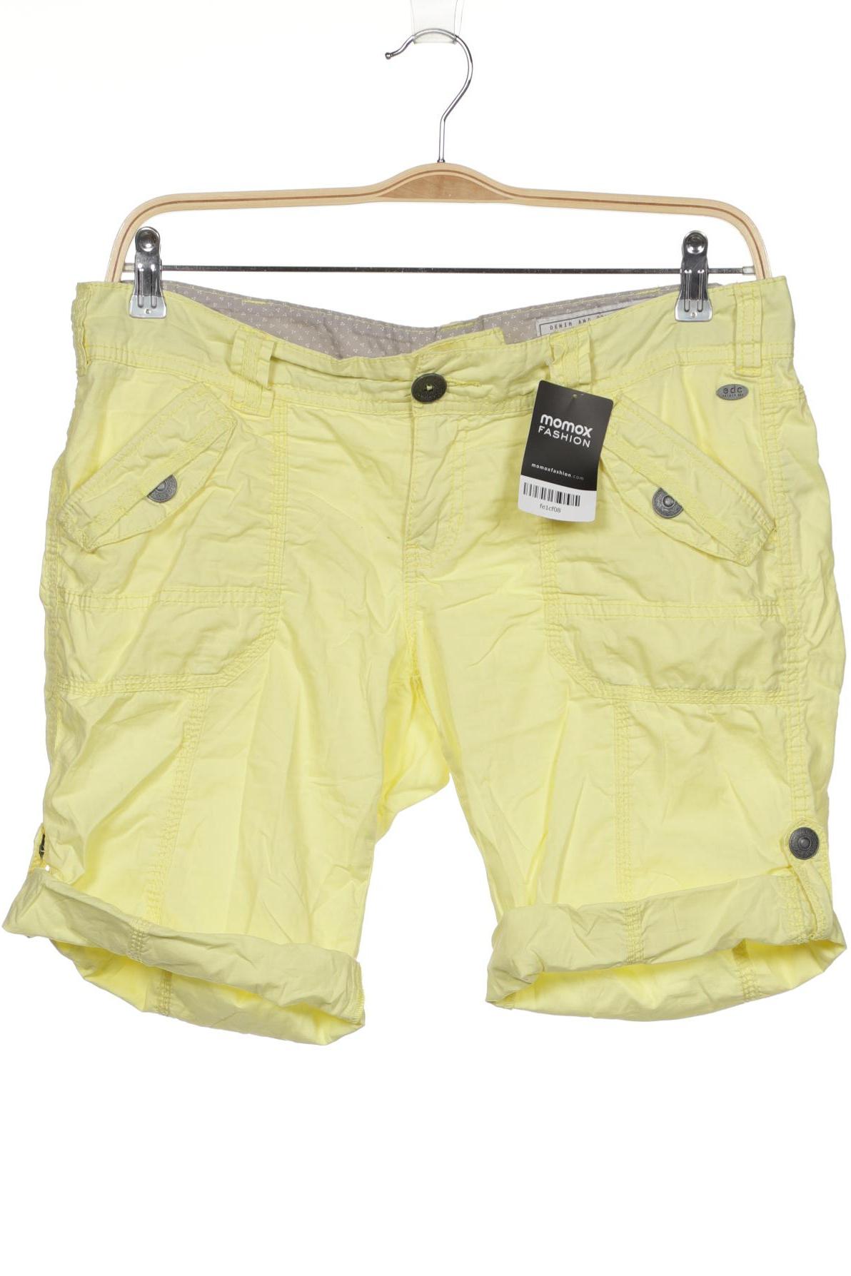 

edc Damen Shorts, gelb, Gr. 42