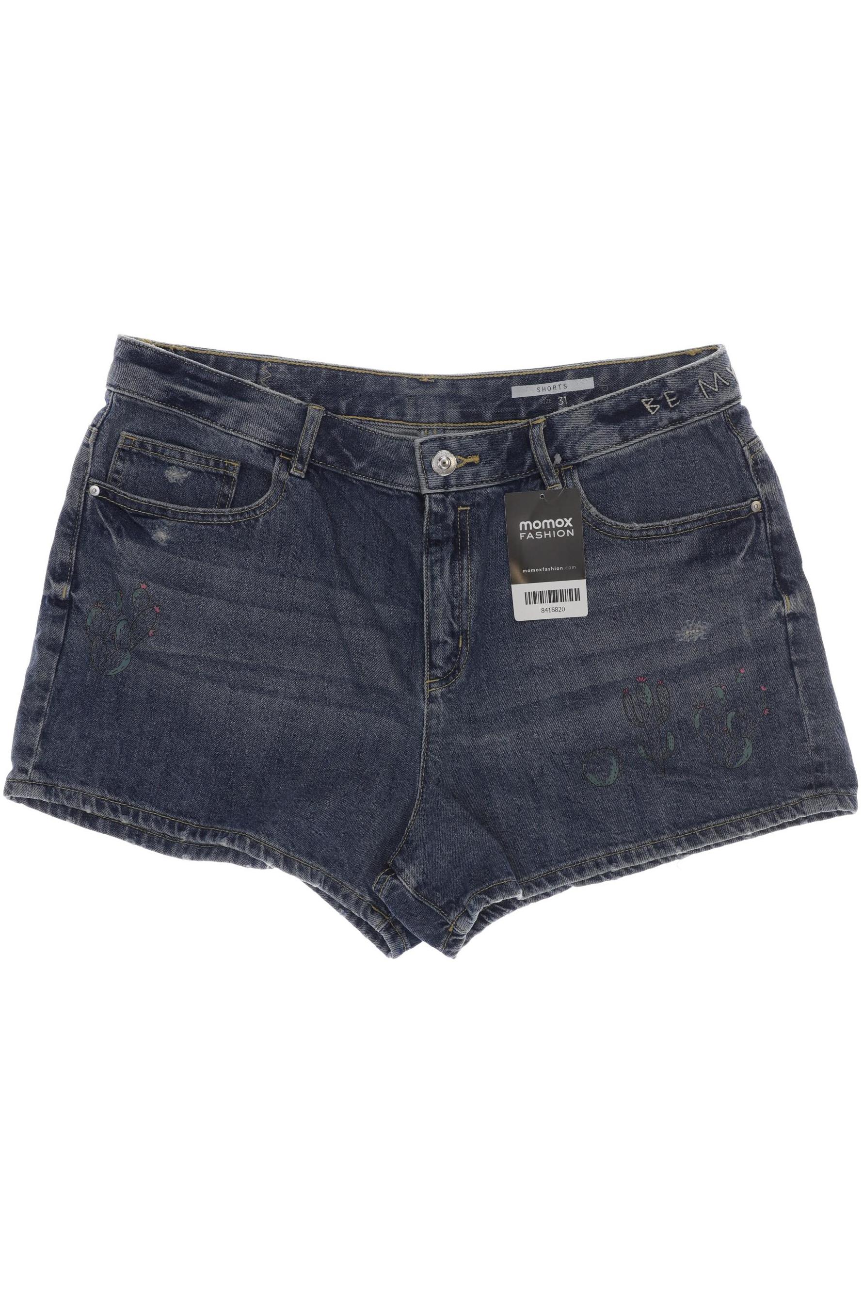 

edc Damen Shorts, blau, Gr. 31