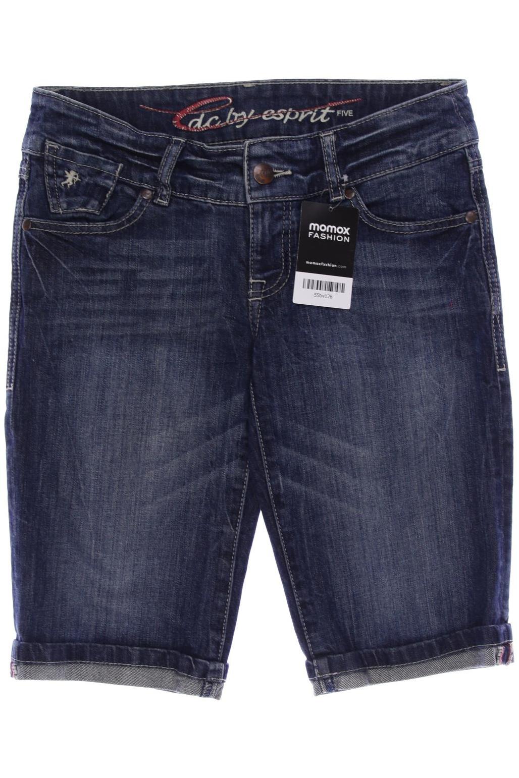 

edc Damen Shorts, blau, Gr. 38