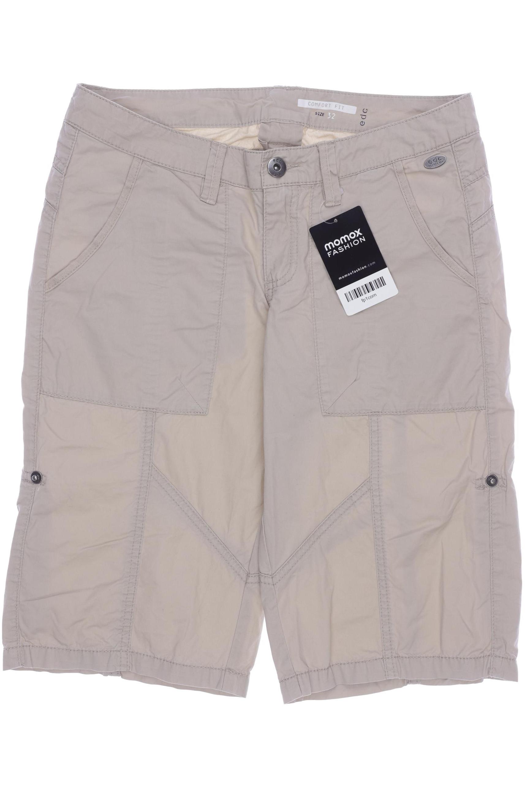 

edc Damen Shorts, beige, Gr. 32