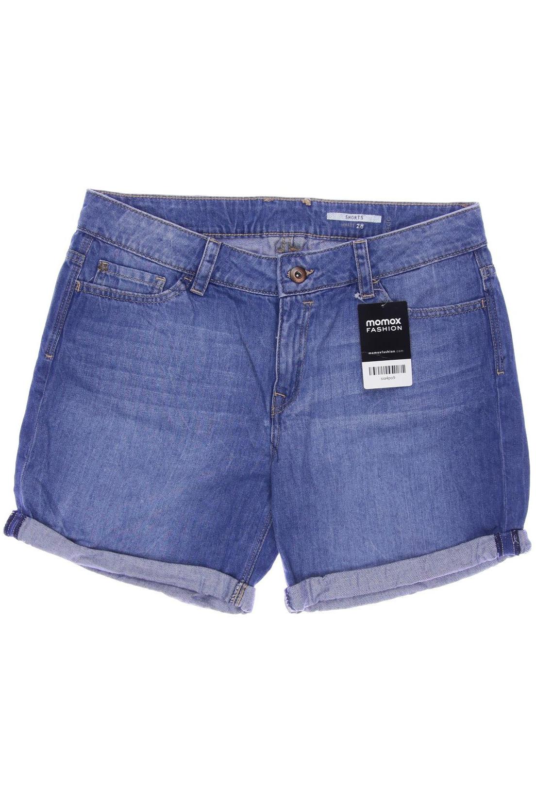 

edc Damen Shorts, blau, Gr. 28