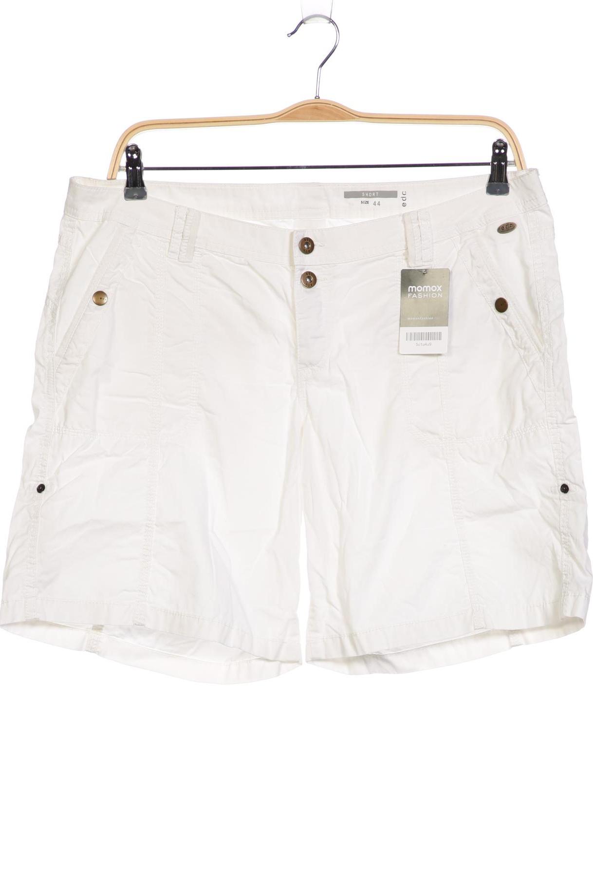 

edc Damen Shorts, weiß, Gr. 44