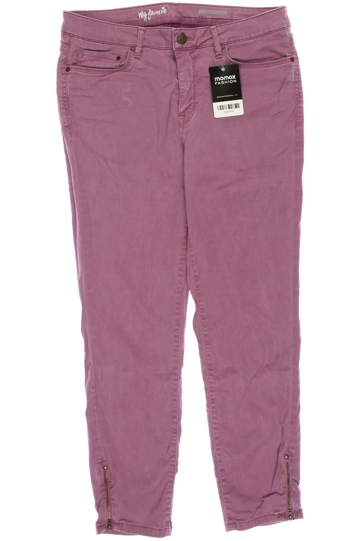 

edc Damen Stoffhose, pink, Gr. 38