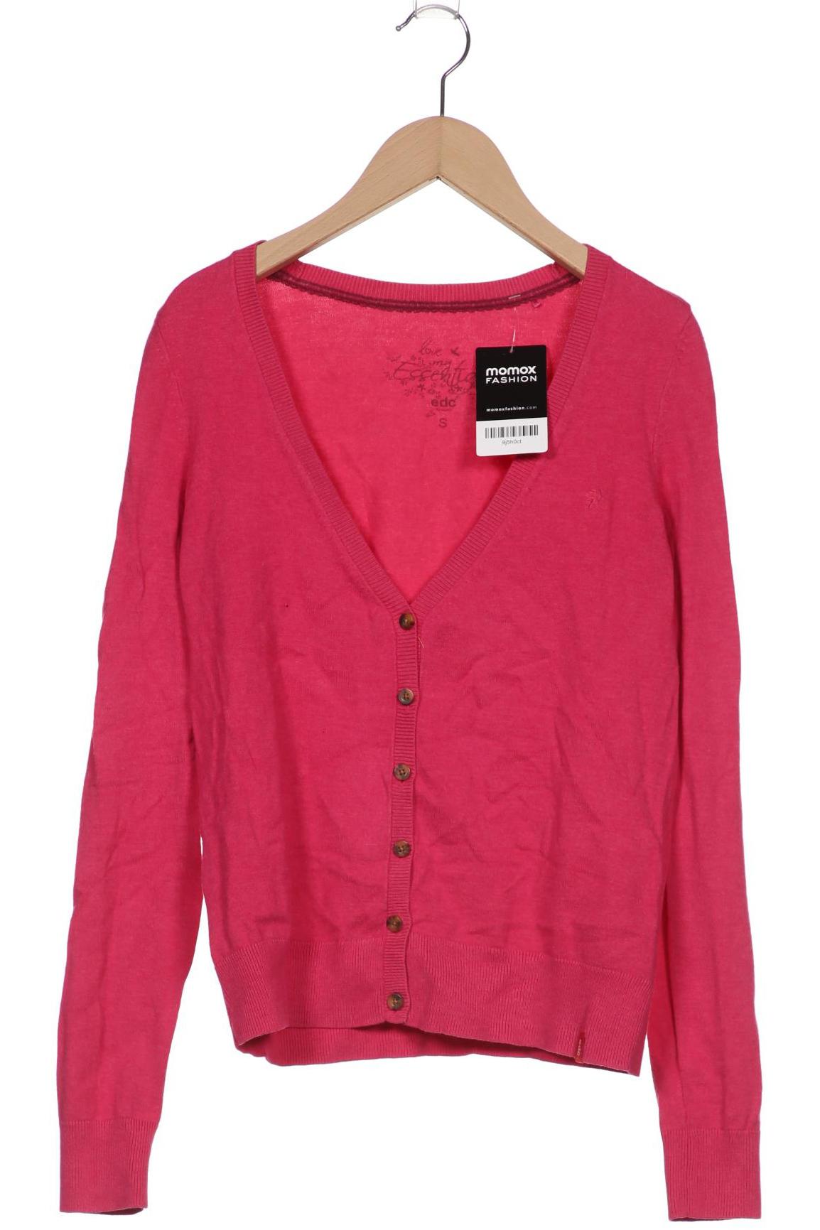 

edc Damen Strickjacke, pink, Gr. 36