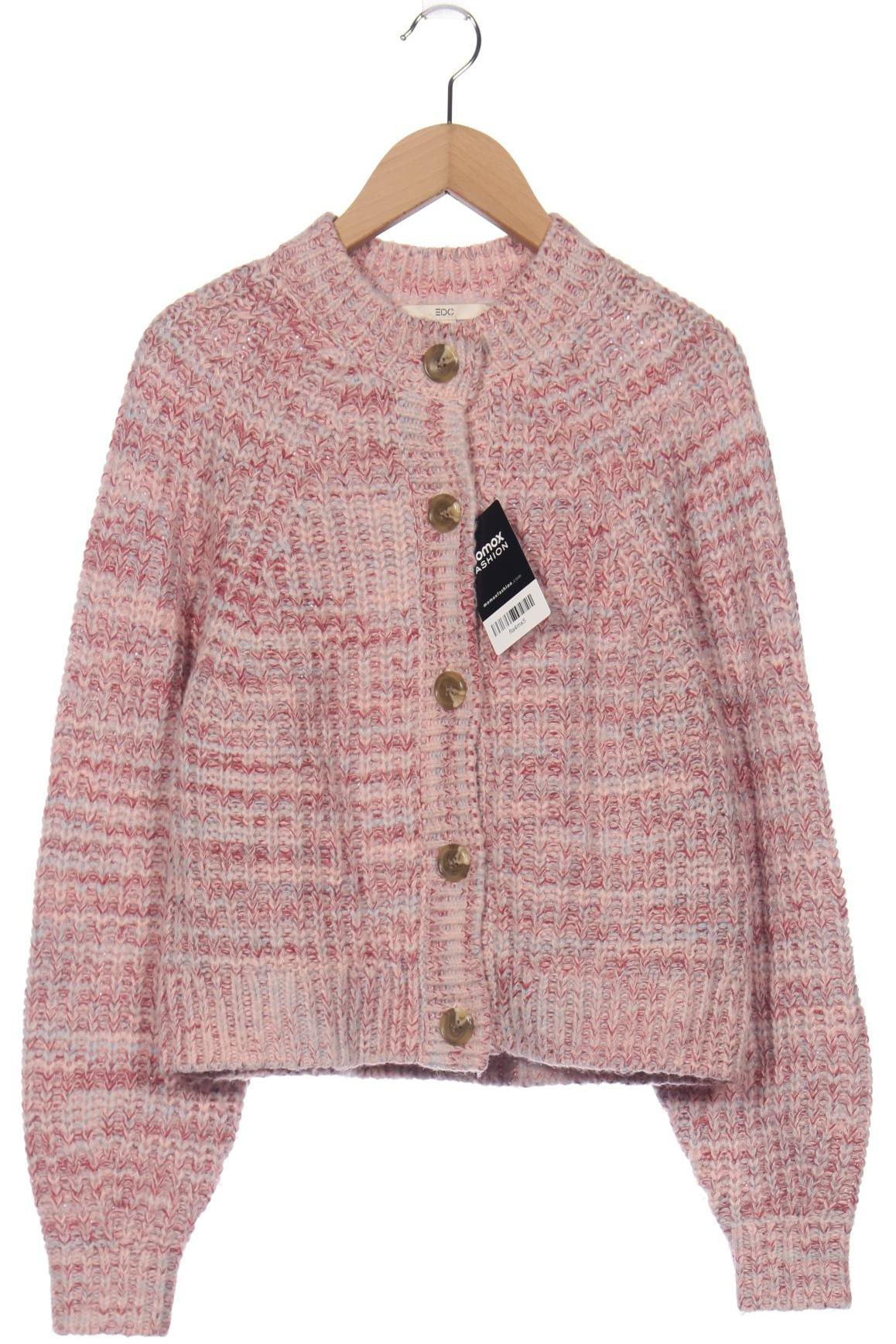 

edc Damen Strickjacke, pink, Gr. 34