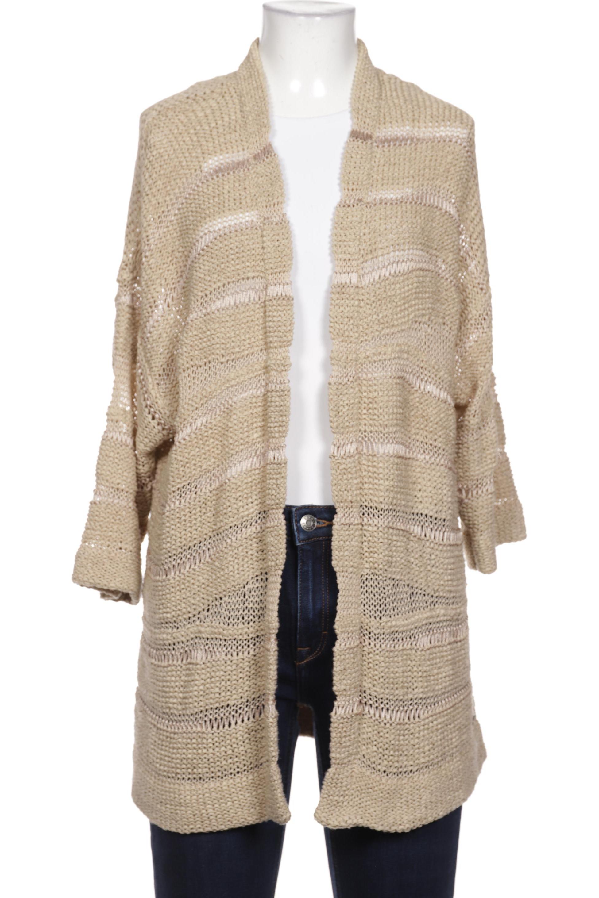 

edc Damen Strickjacke, beige, Gr. 36