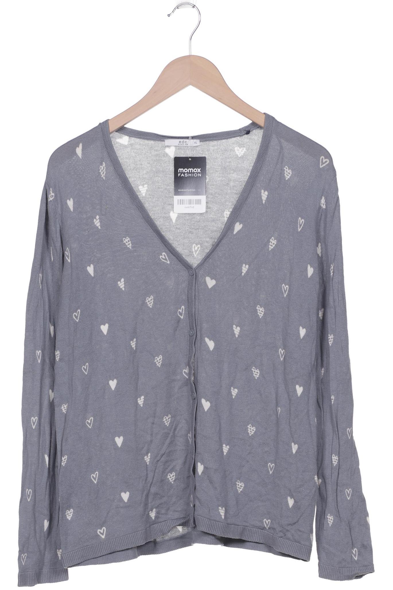 

edc Damen Strickjacke, blau