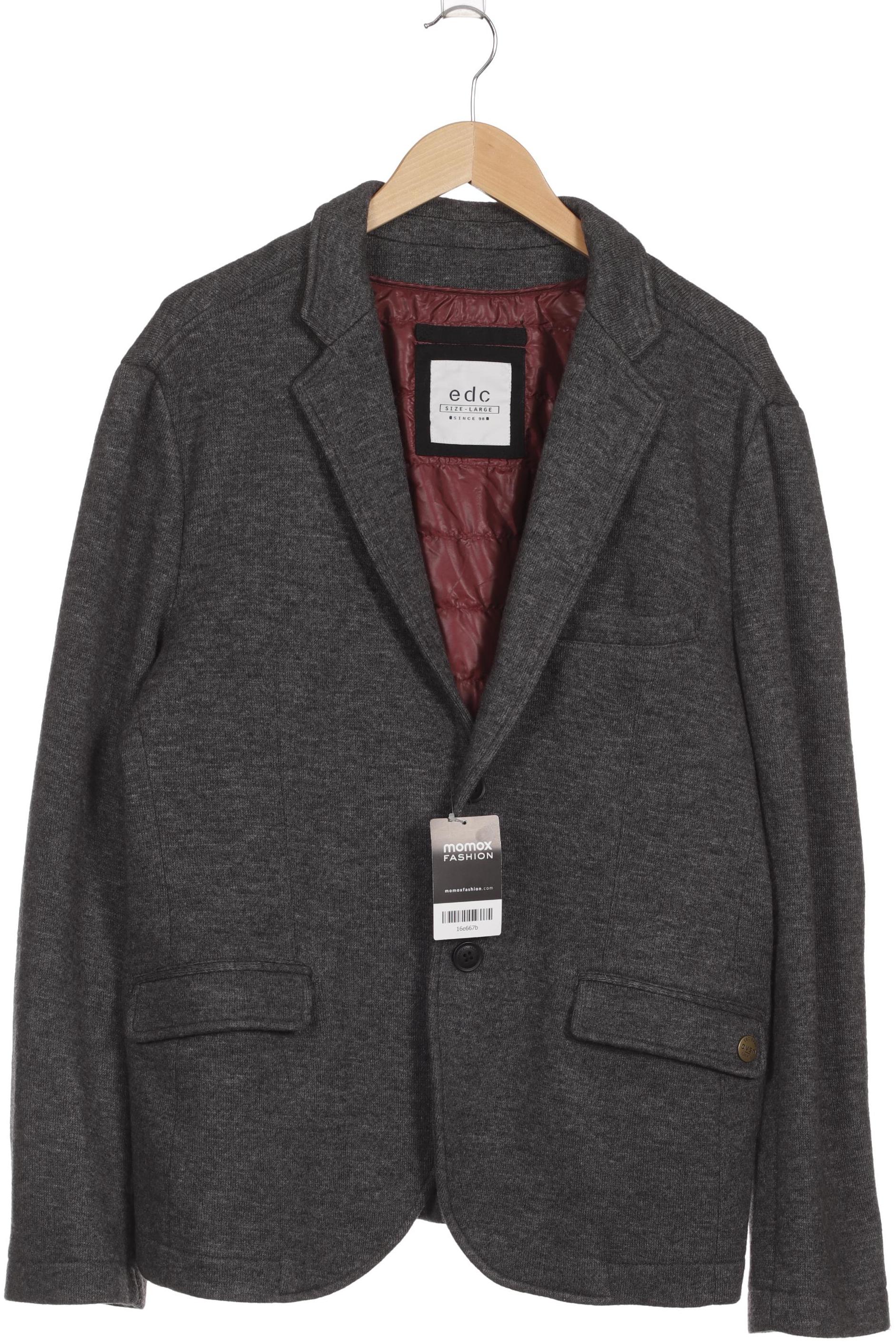 

edc Herren Jacke, grau, Gr. 52