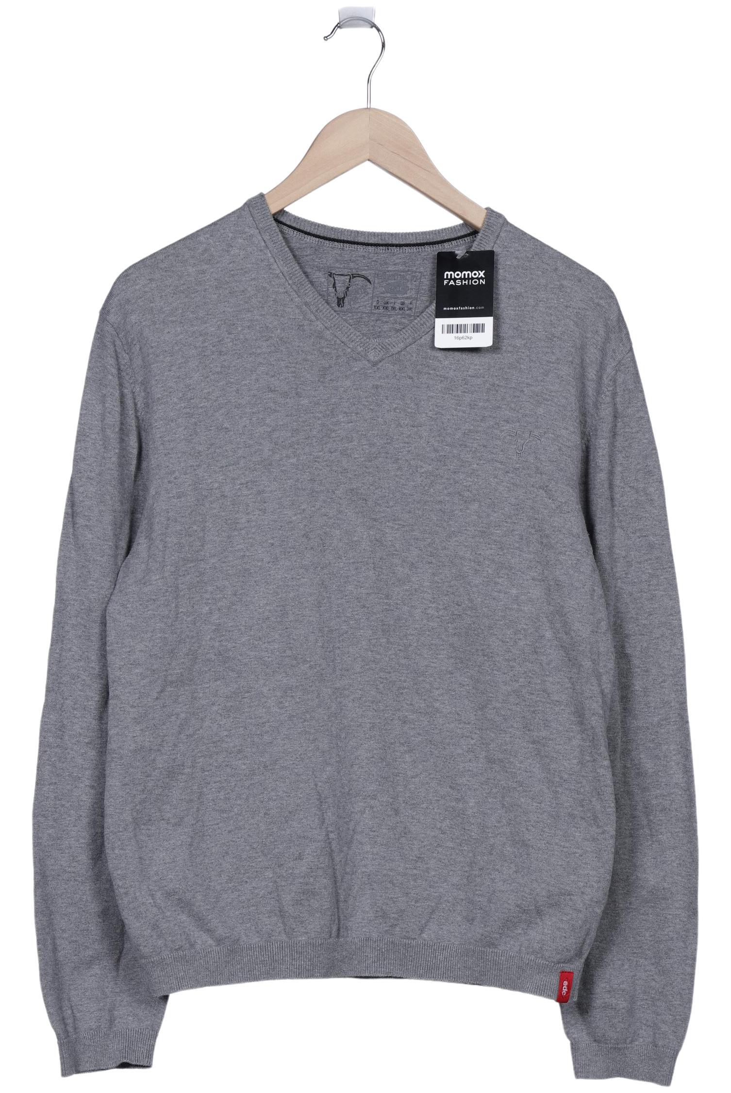 

edc Herren Pullover, grau, Gr. 56