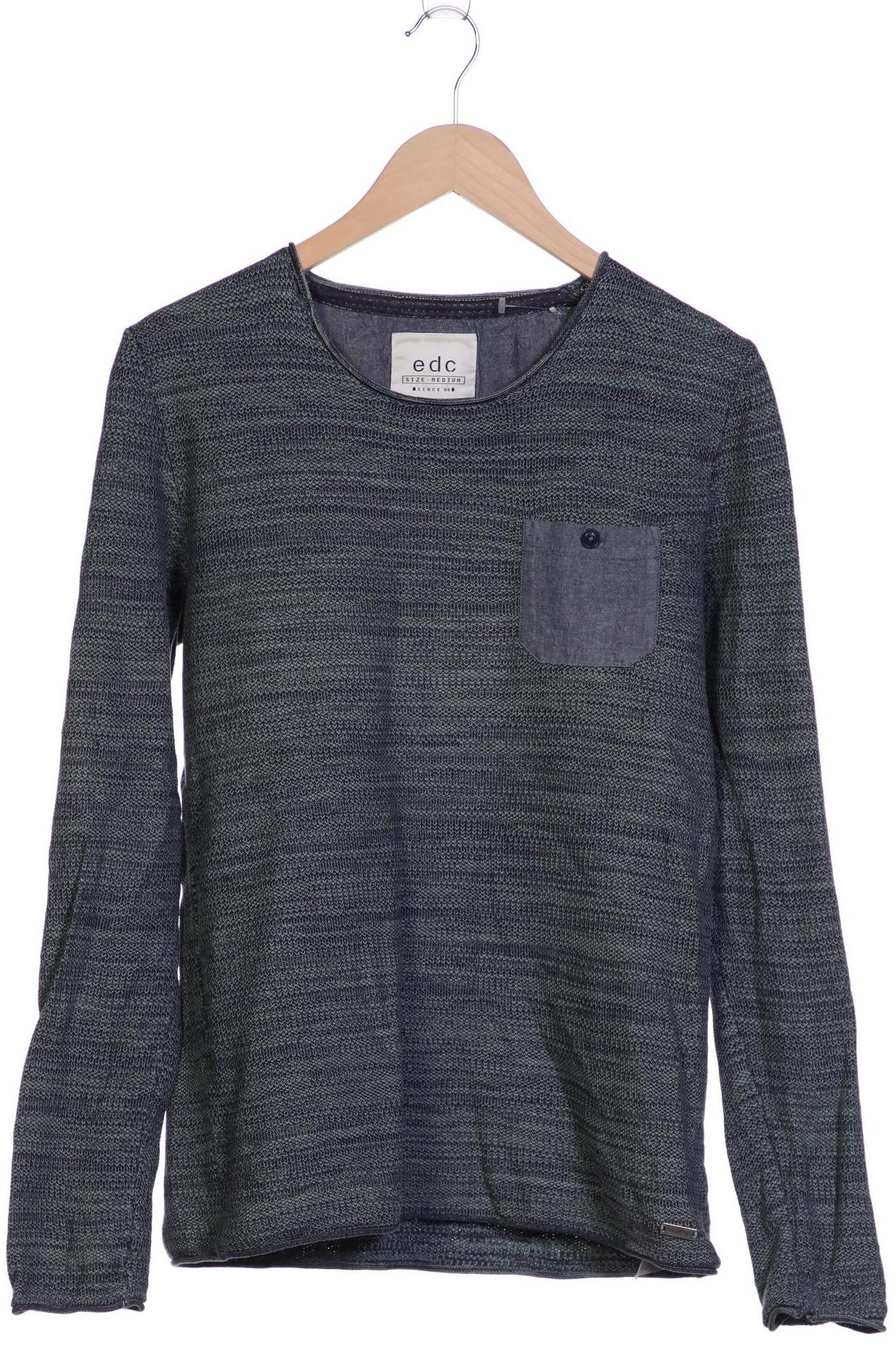 

edc Herren Pullover, türkis, Gr. 48