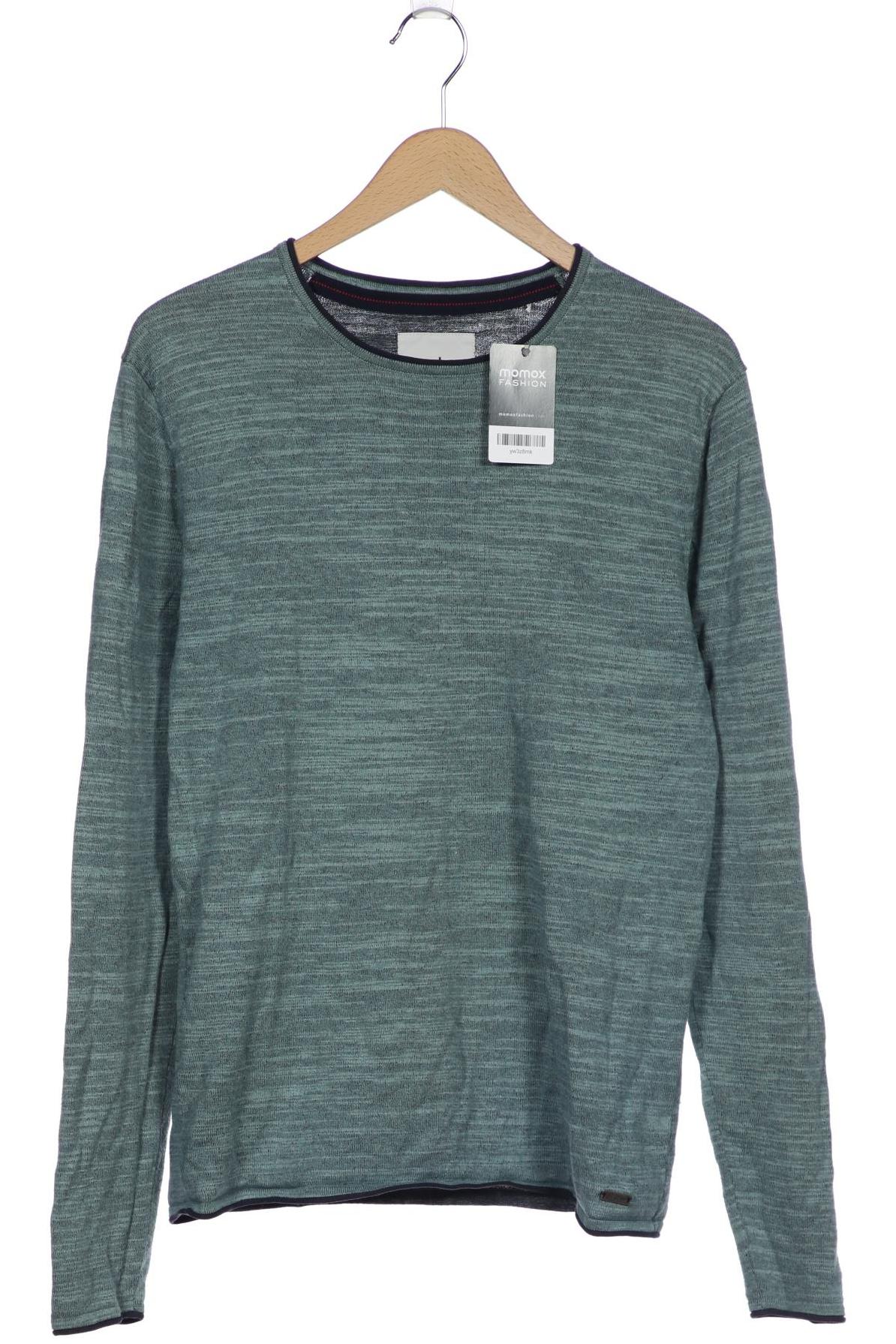 

edc Herren Pullover, türkis, Gr. 48