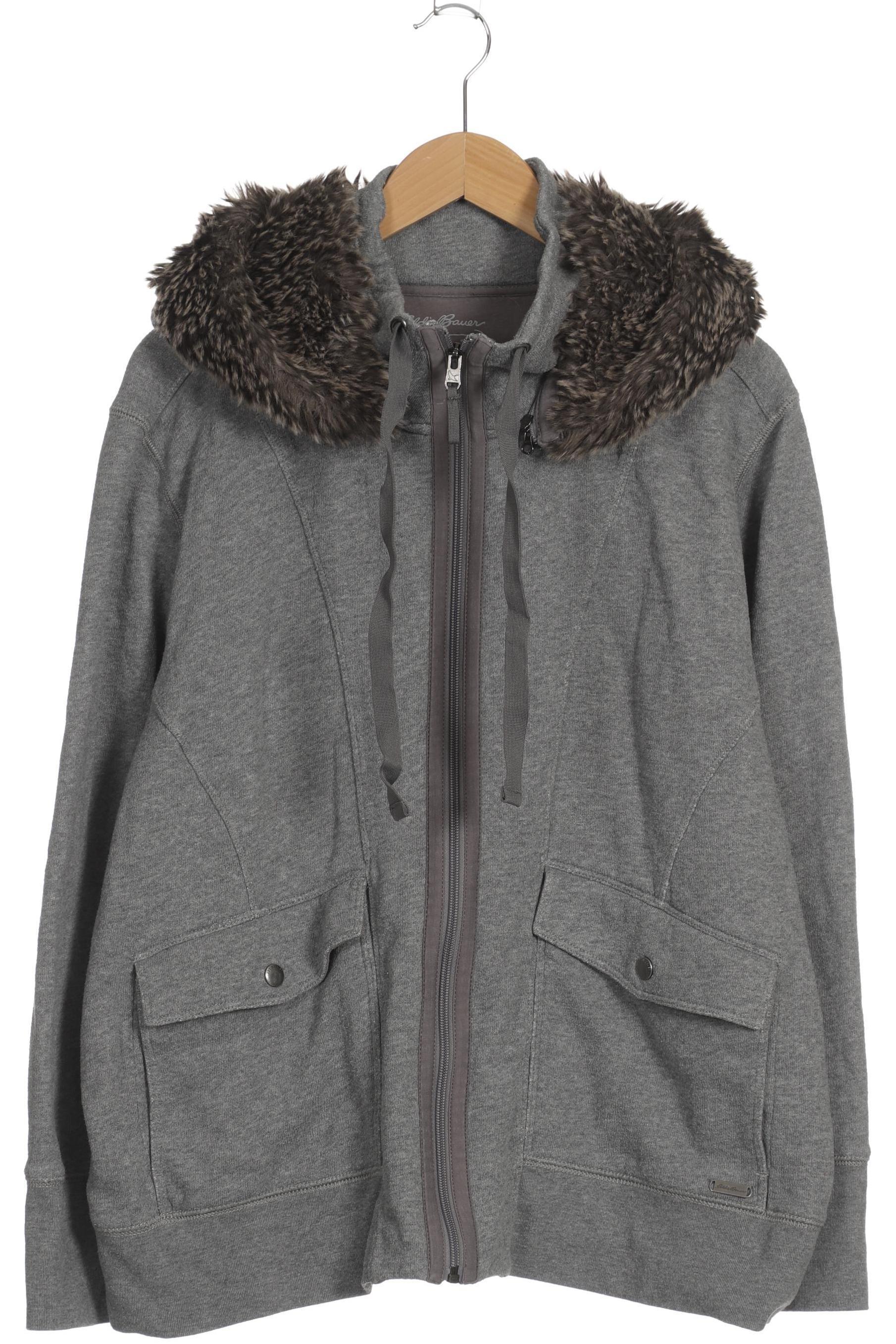 

Eddie Bauer Damen Kapuzenpullover, grau, Gr.