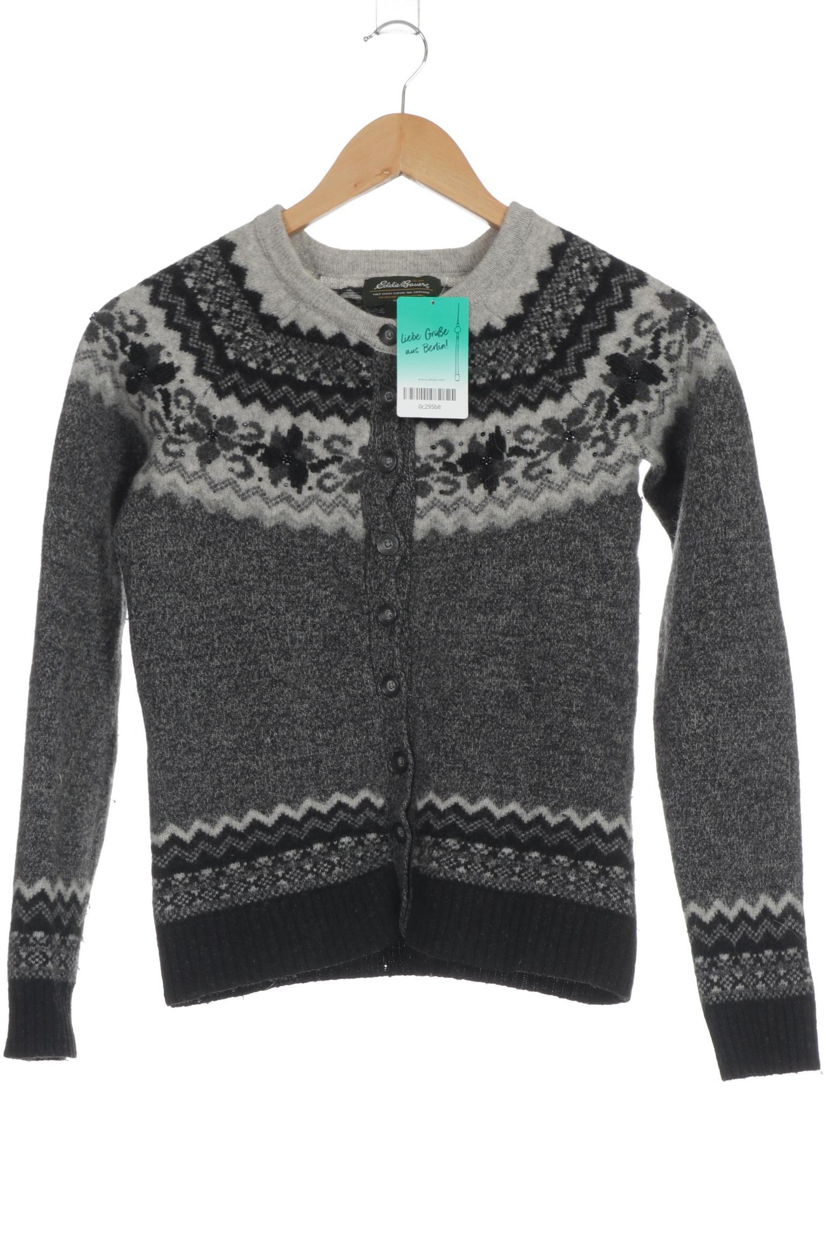 

Eddie Bauer Damen Strickjacke, grau, Gr.