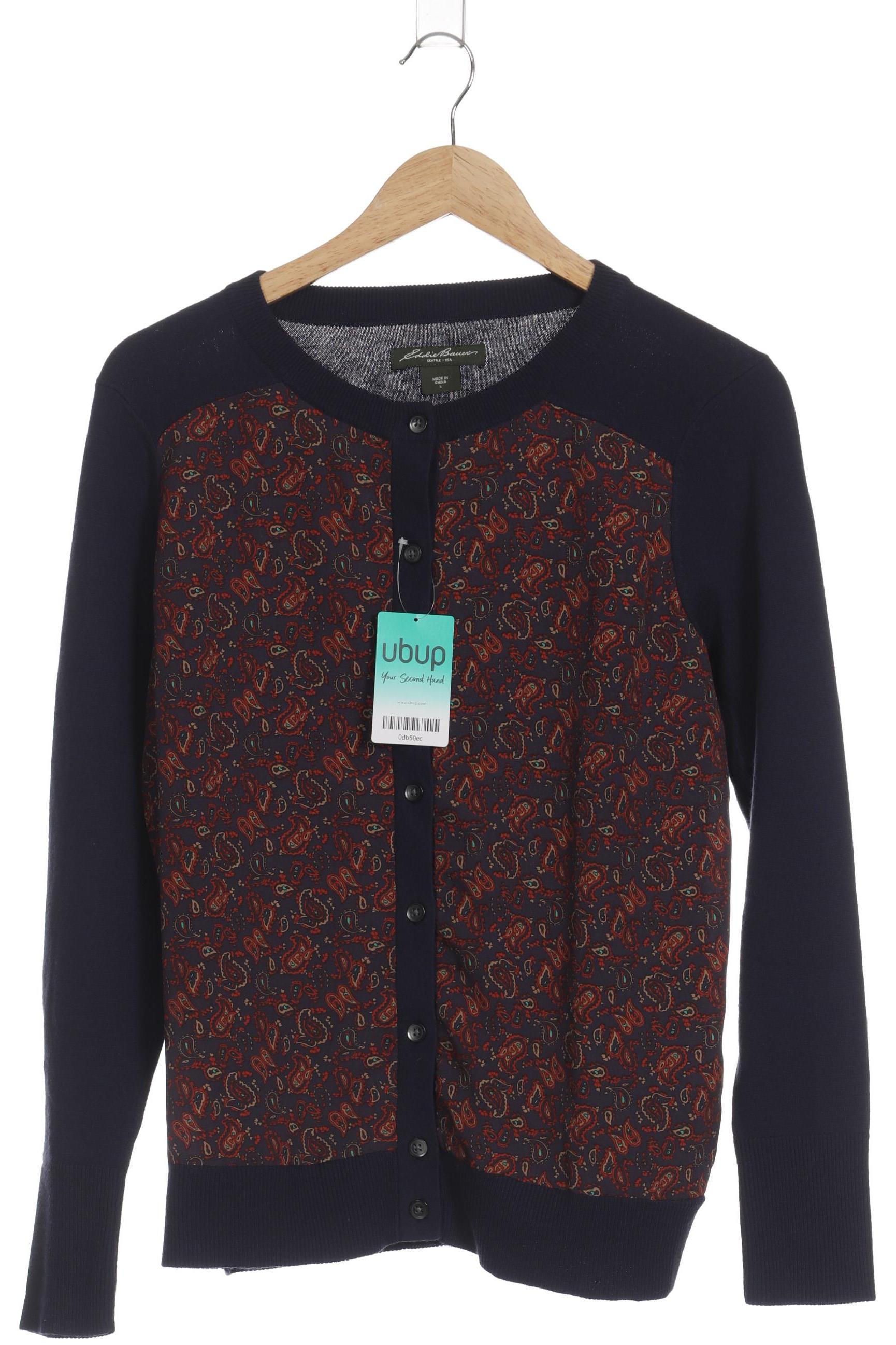 

Eddie Bauer Damen Strickjacke, blau, Gr.