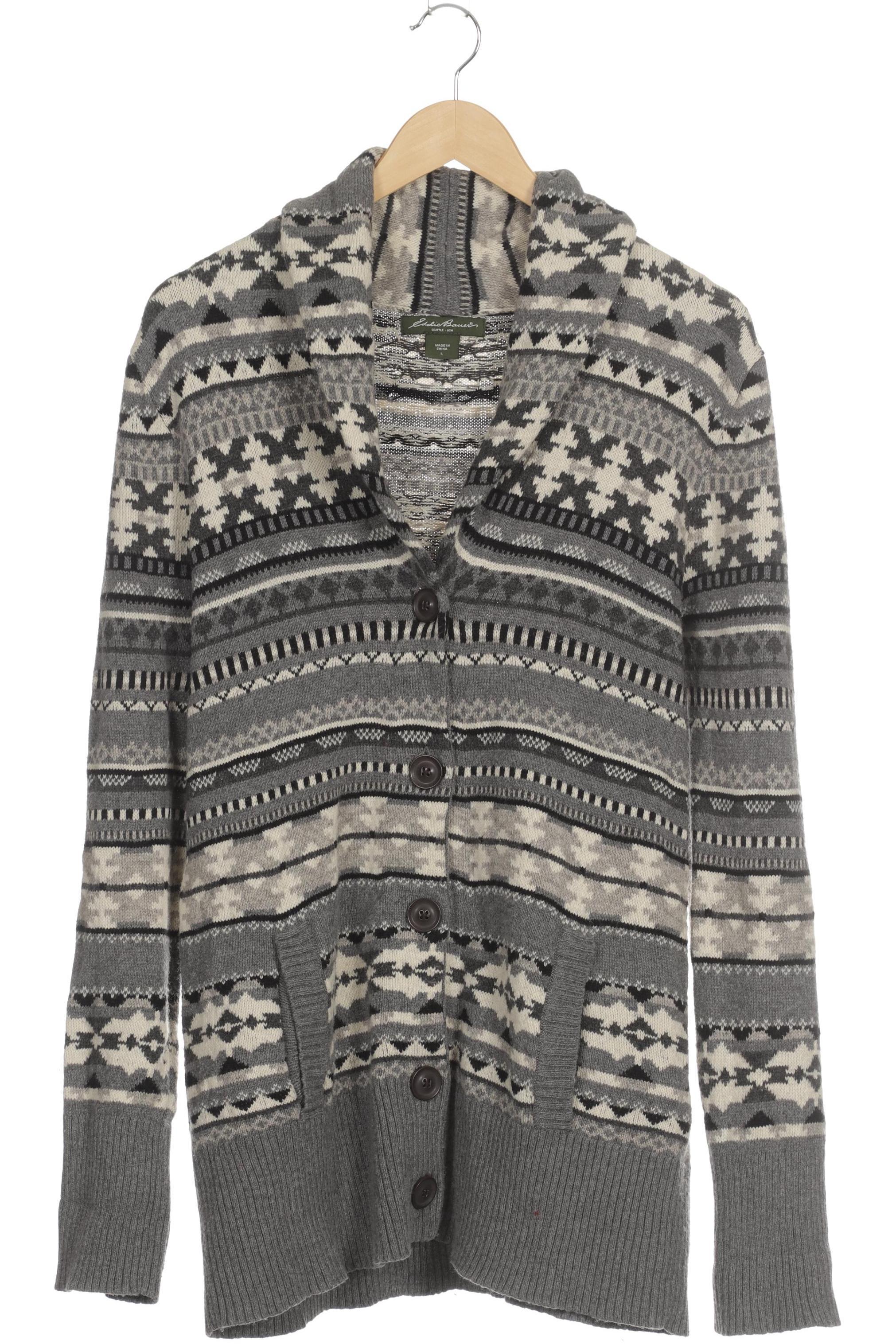 

Eddie Bauer Damen Strickjacke, grau, Gr.