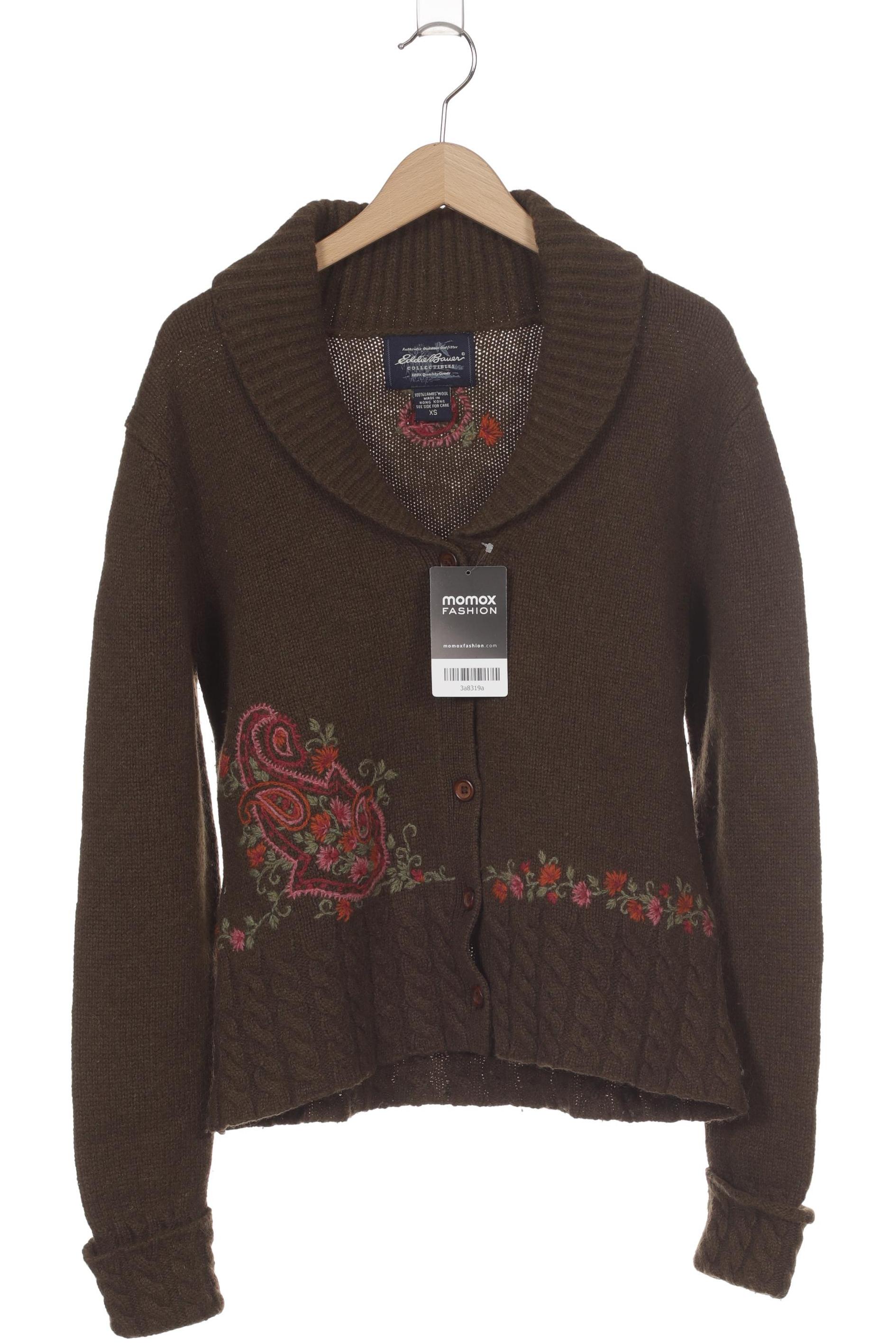 

Eddie Bauer Damen Strickjacke, grün, Gr. 34
