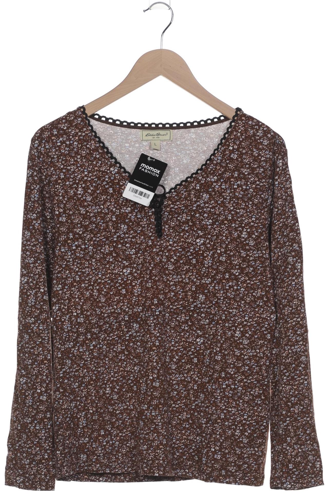 

Eddie Bauer Damen Langarmshirt, braun, Gr. 42