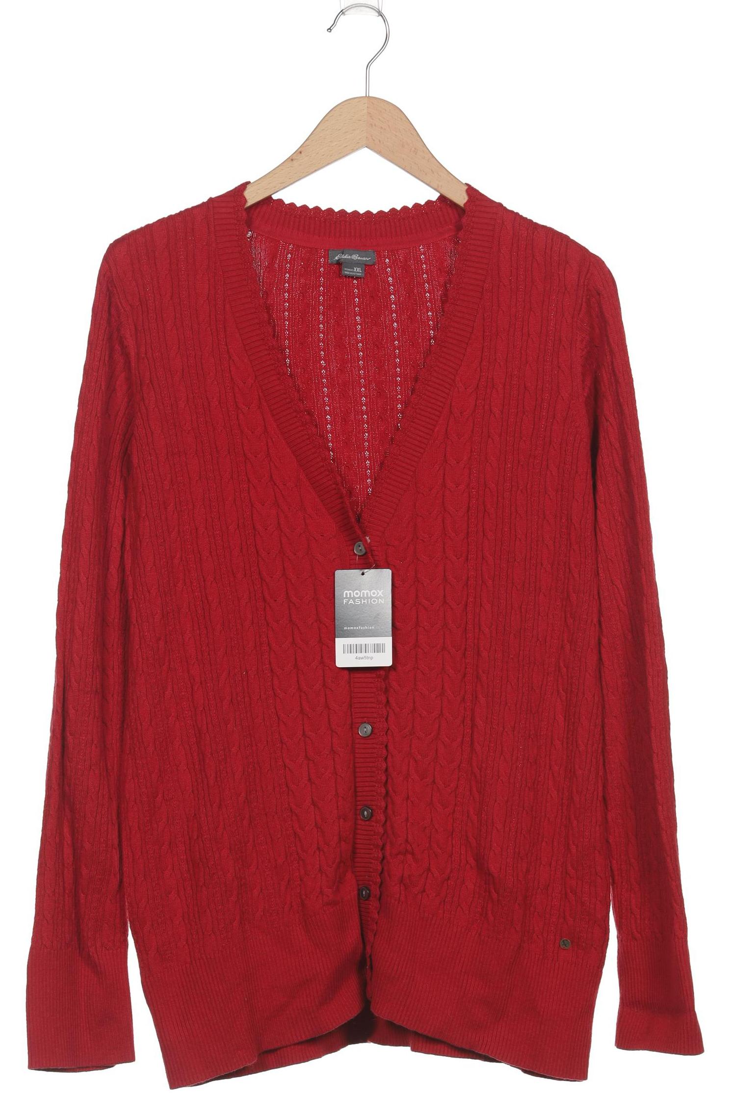 

Eddie Bauer Damen Strickjacke, rot, Gr. 46