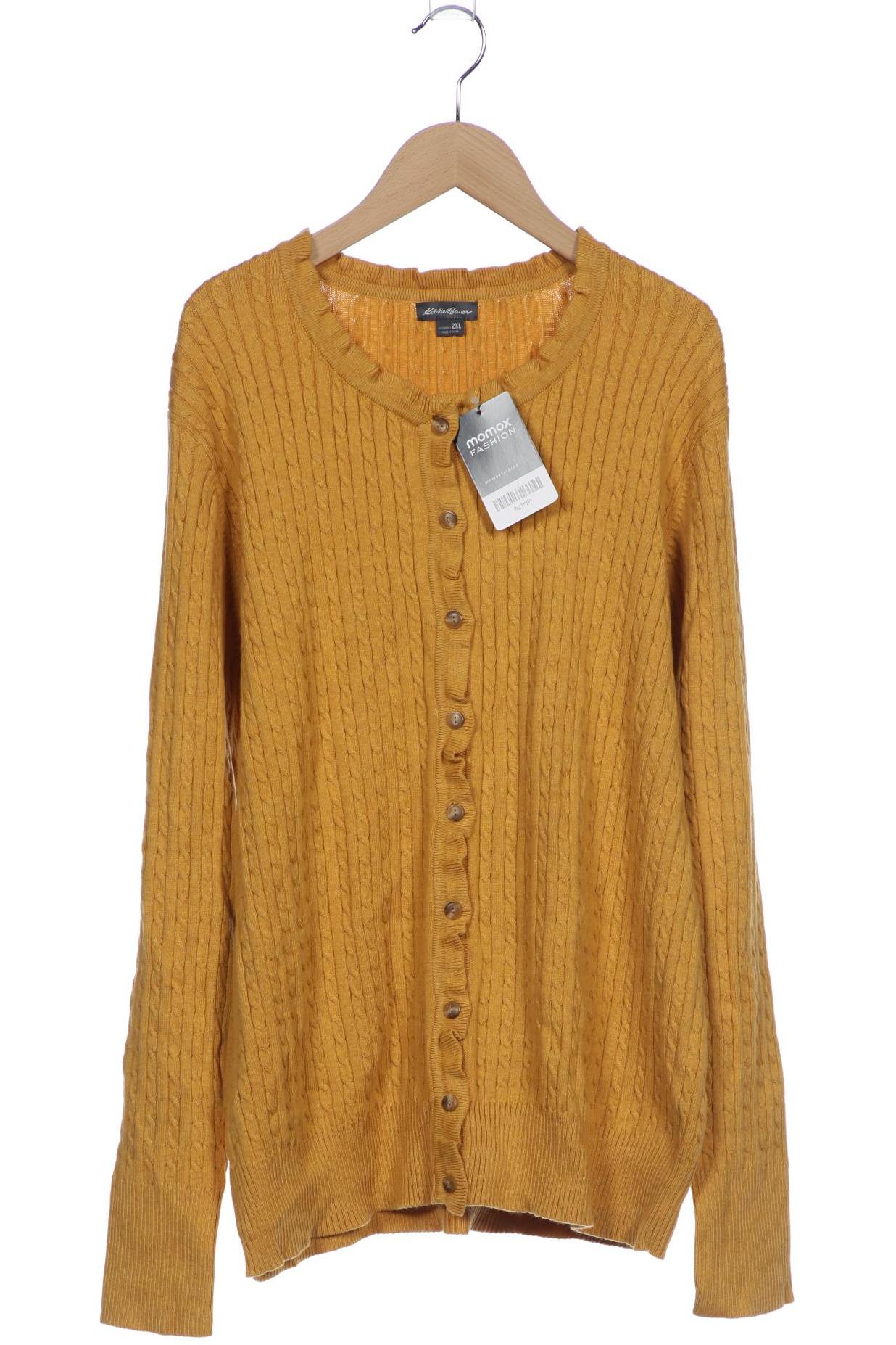 

Eddie Bauer Damen Strickjacke, gelb, Gr. 46