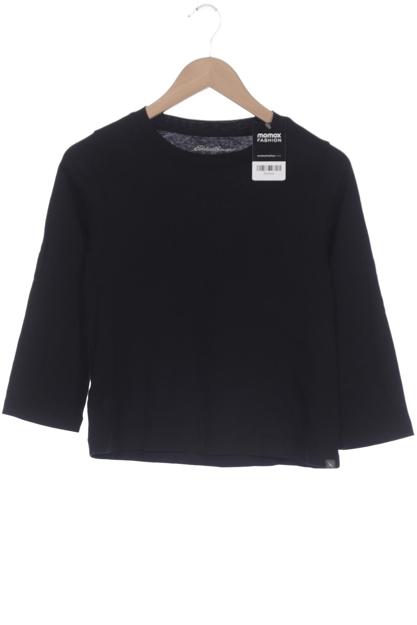 

Eddie Bauer Damen Langarmshirt, schwarz, Gr. 34