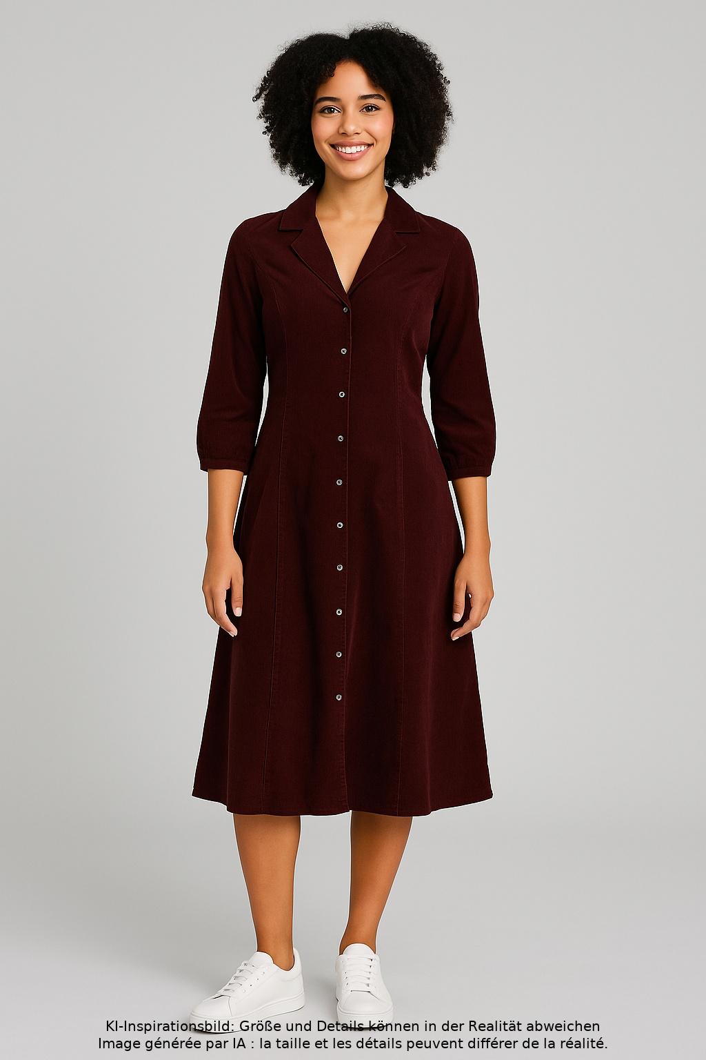 

Eddie Bauer Damen Kleid, bordeaux, Gr. 10